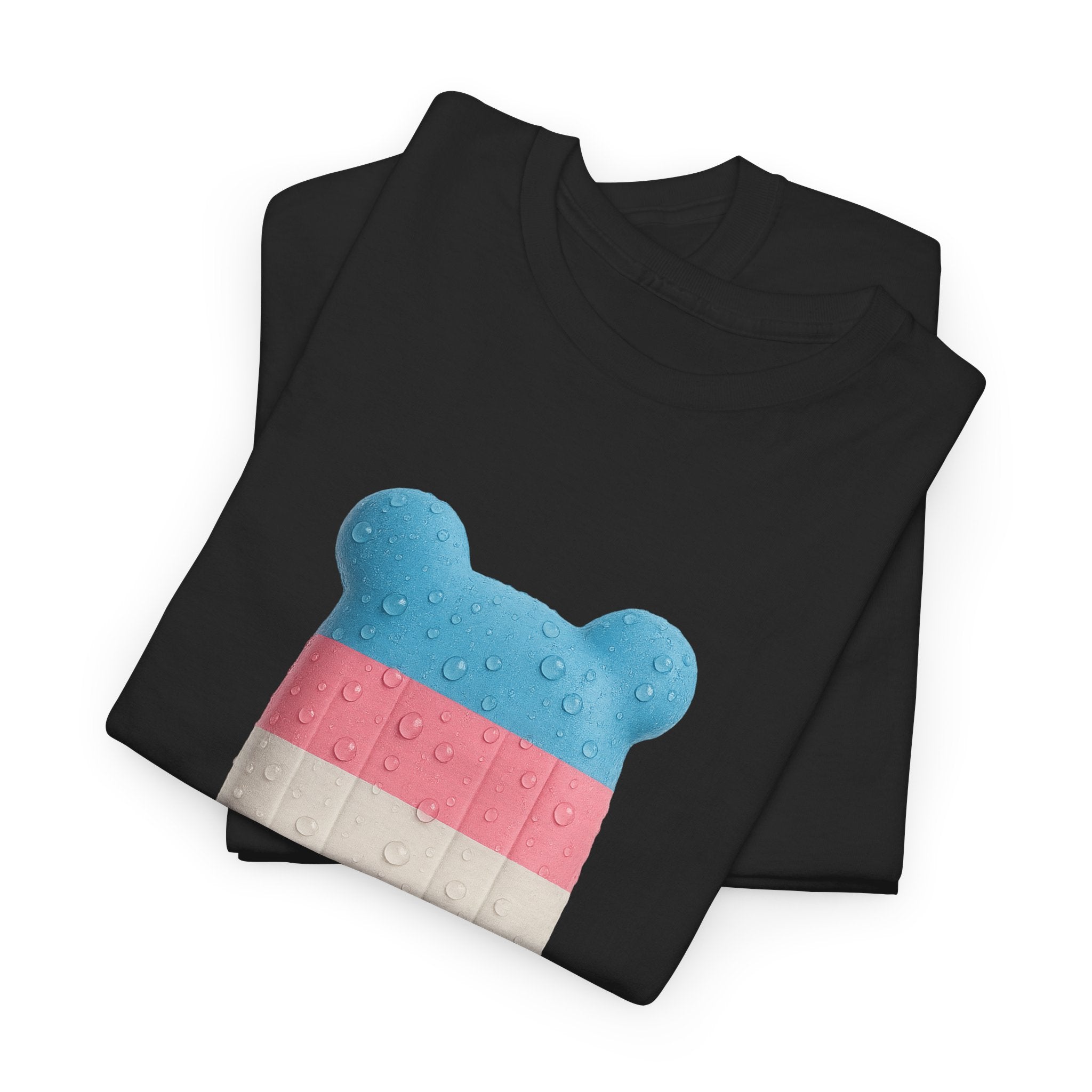 Trans Pride Popsicle T-Shirt — Cute Transgender Flag Ice Cream Tee