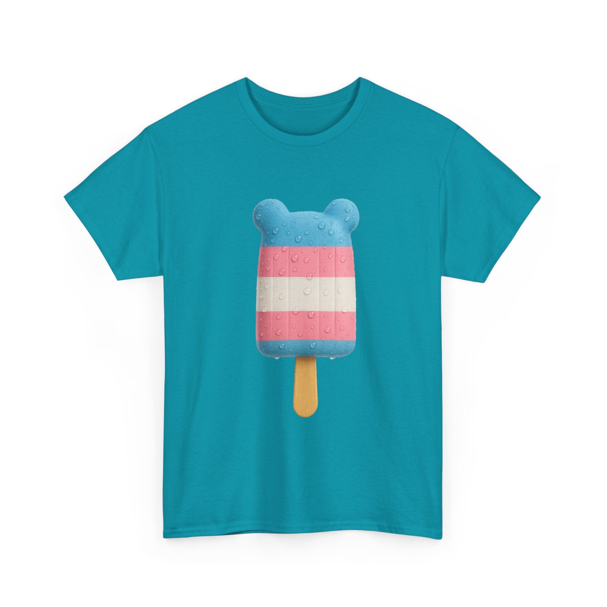 Trans Pride Popsicle T-Shirt — Cute Transgender Flag Ice Cream Tee