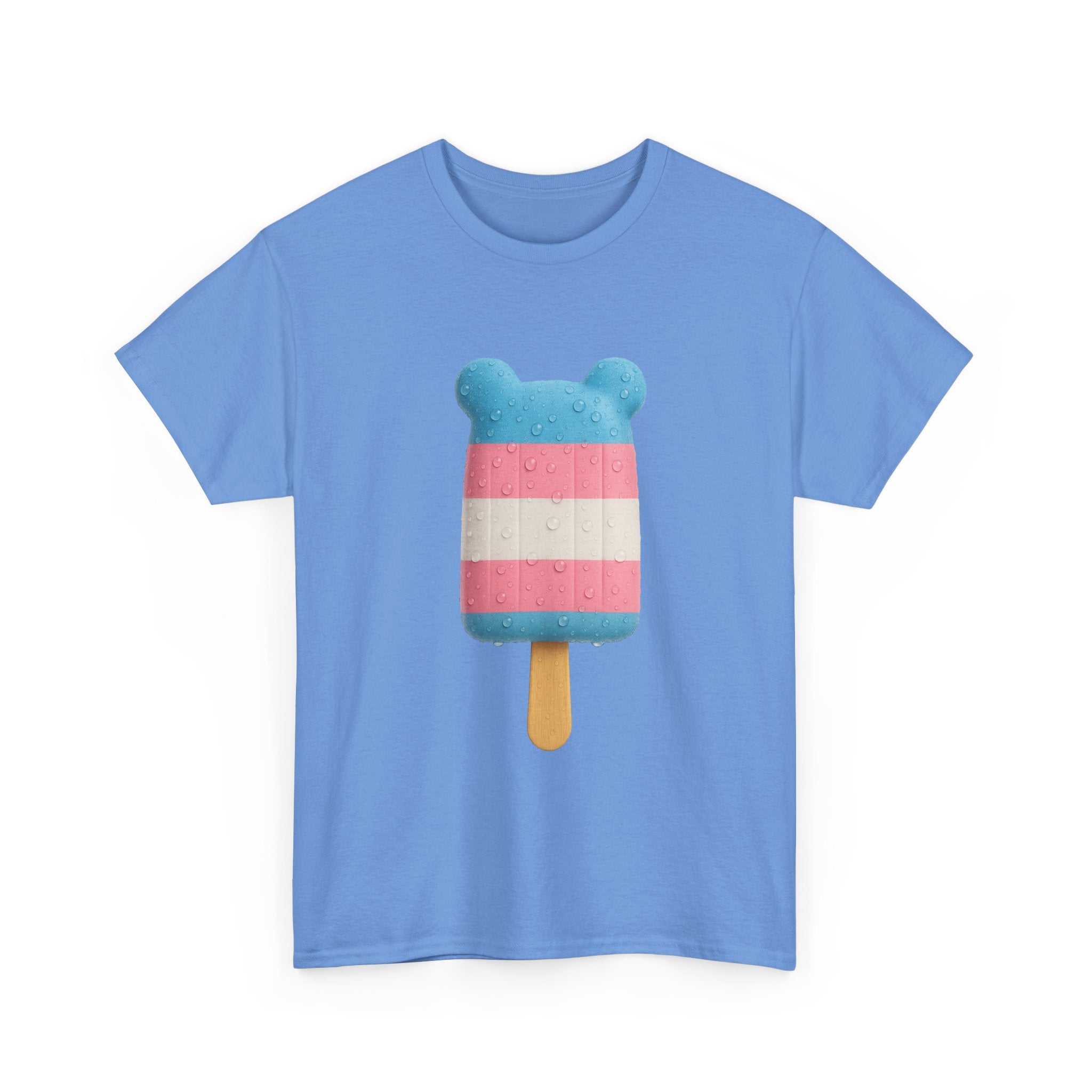 Trans Pride Popsicle T-Shirt — Cute Transgender Flag Ice Cream Tee