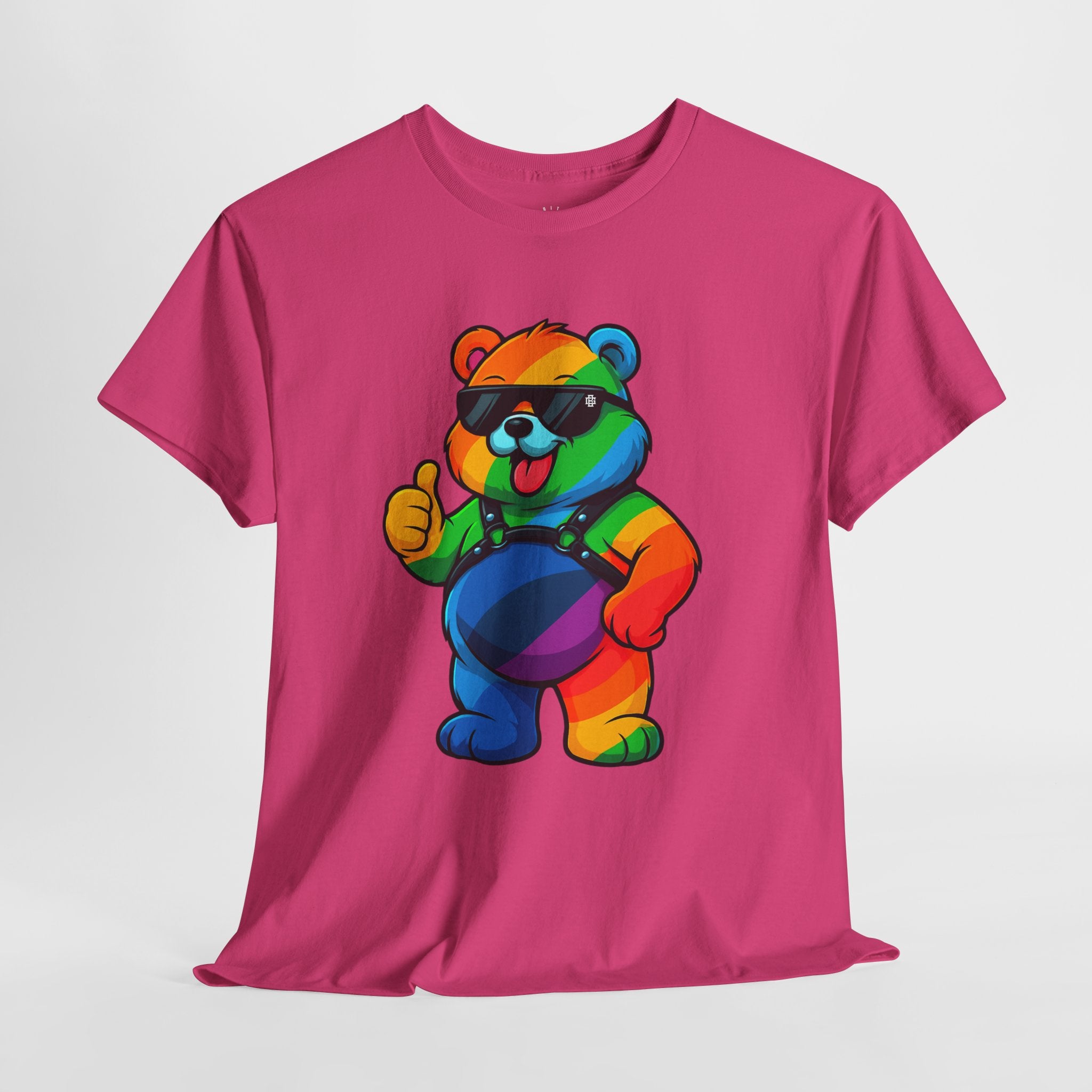 Rainbow Thumbs-Up Bear T-Shirt — Cute Pride Graphic Tee