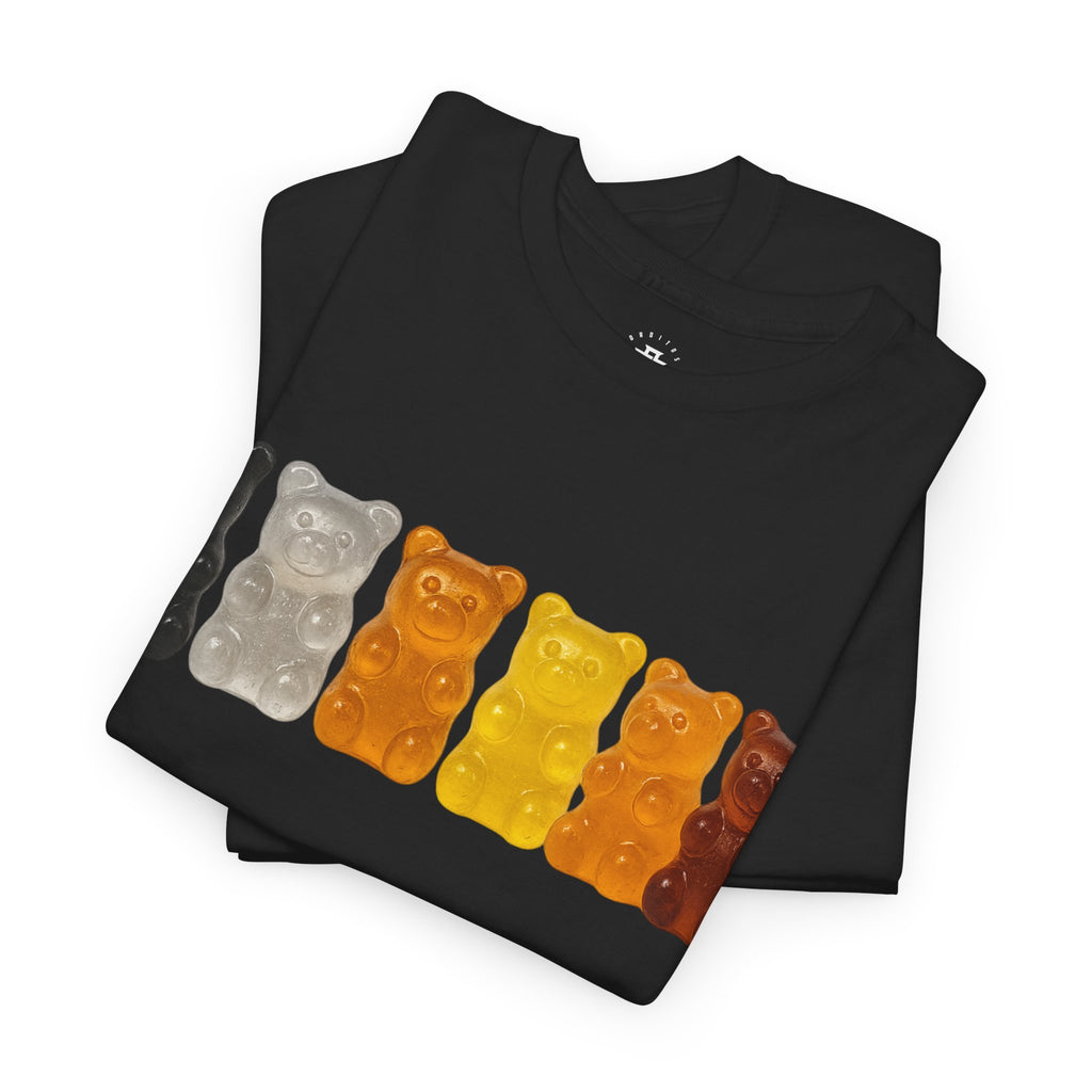 Gummy Bear Row T-Shirt — Retro Candy Graphic Tee