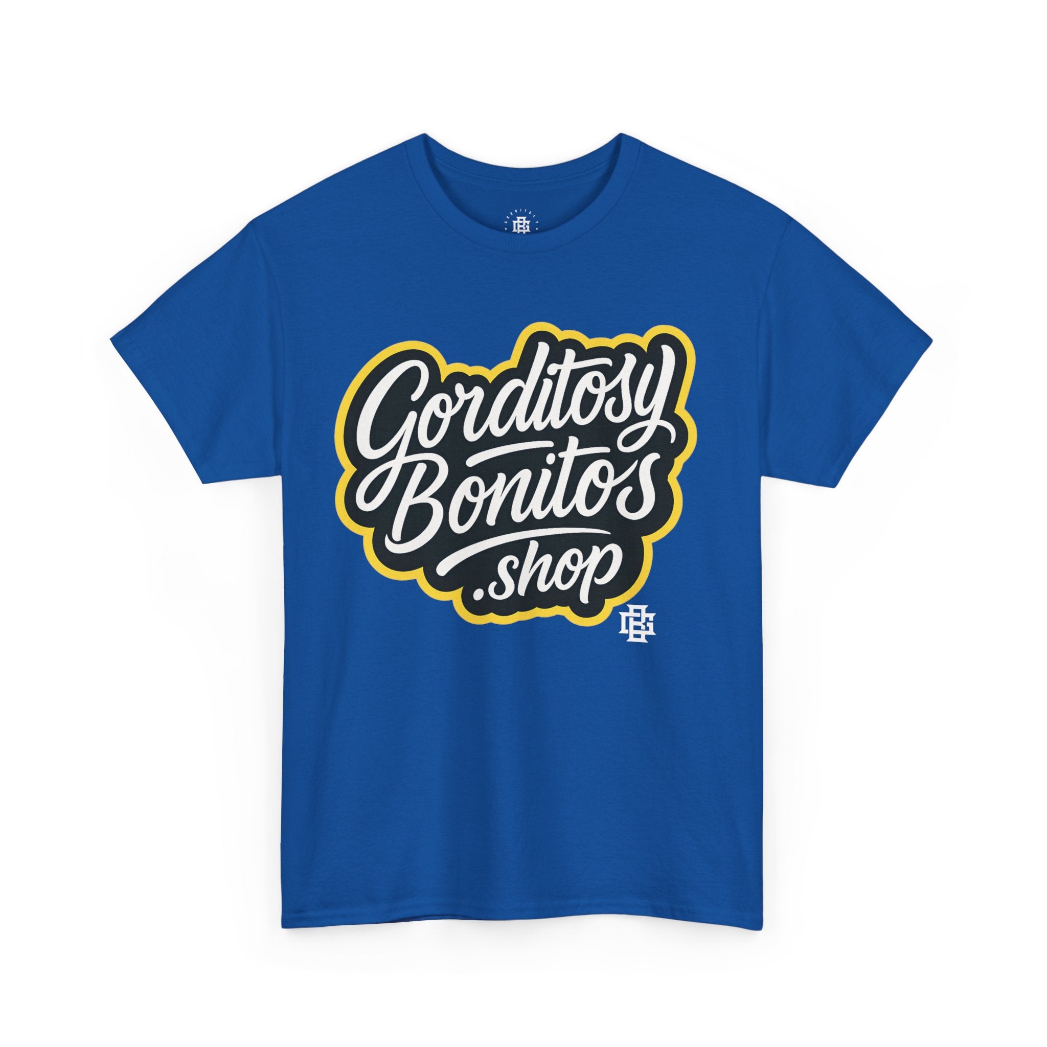 Gorditosy Bonitos.shop T‑Shirt — Retro Script Logo Tee