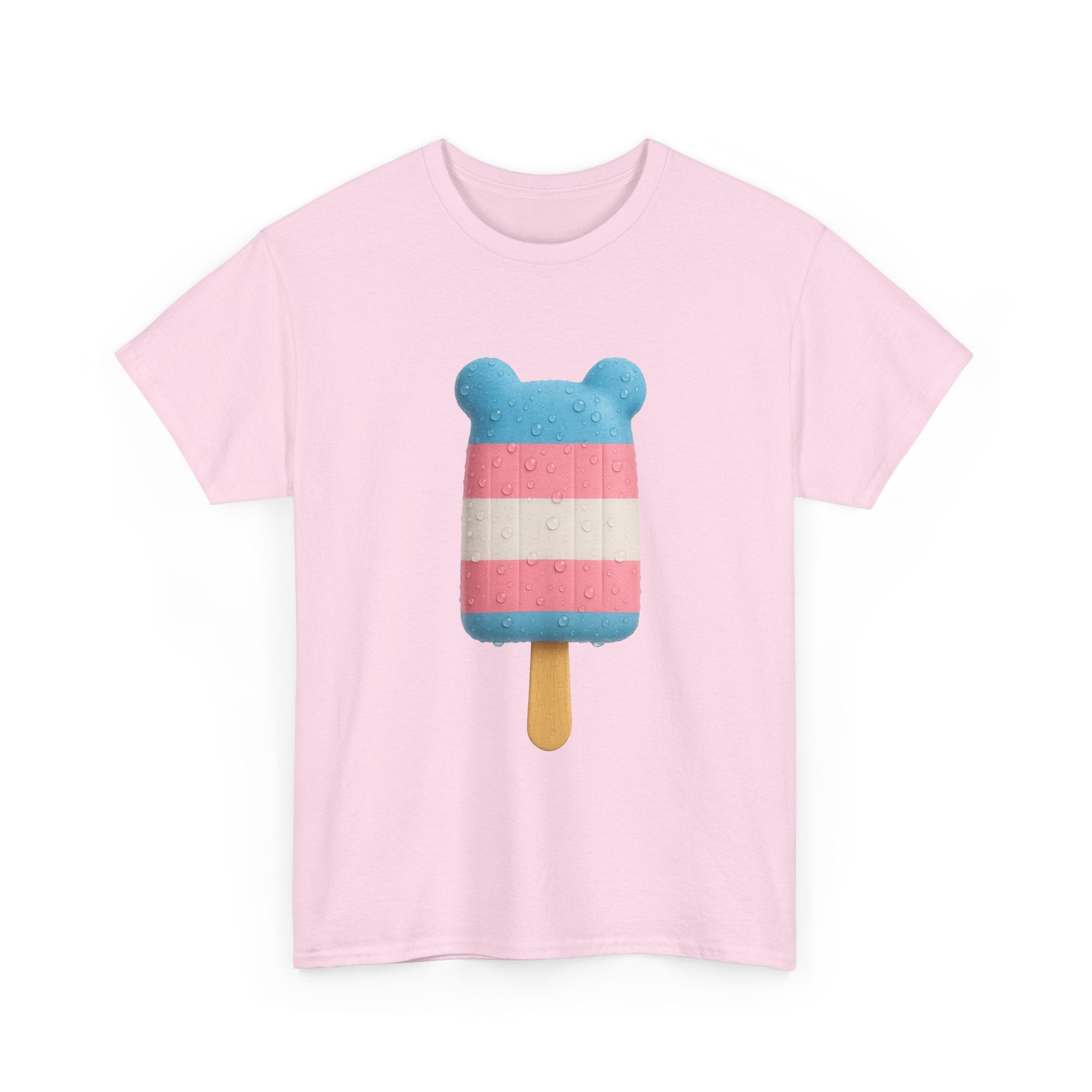 Trans Pride Popsicle T-Shirt — Cute Transgender Flag Ice Cream Tee
