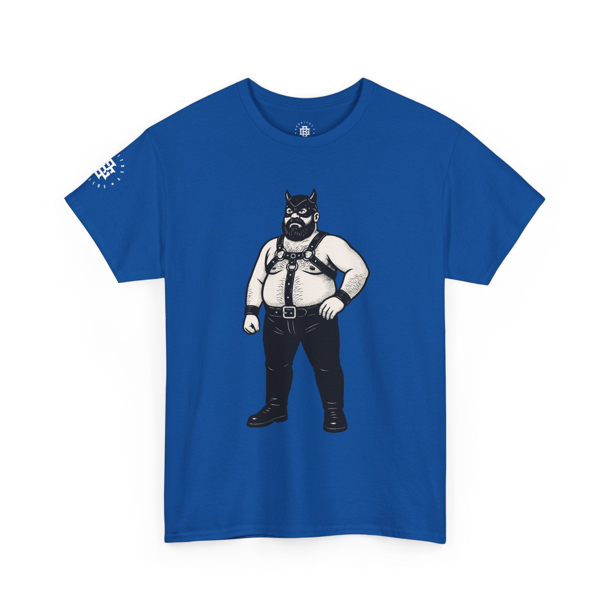 Bear Leather Daddy Graphic Tee — Vintage Biker Pride T-Shirt