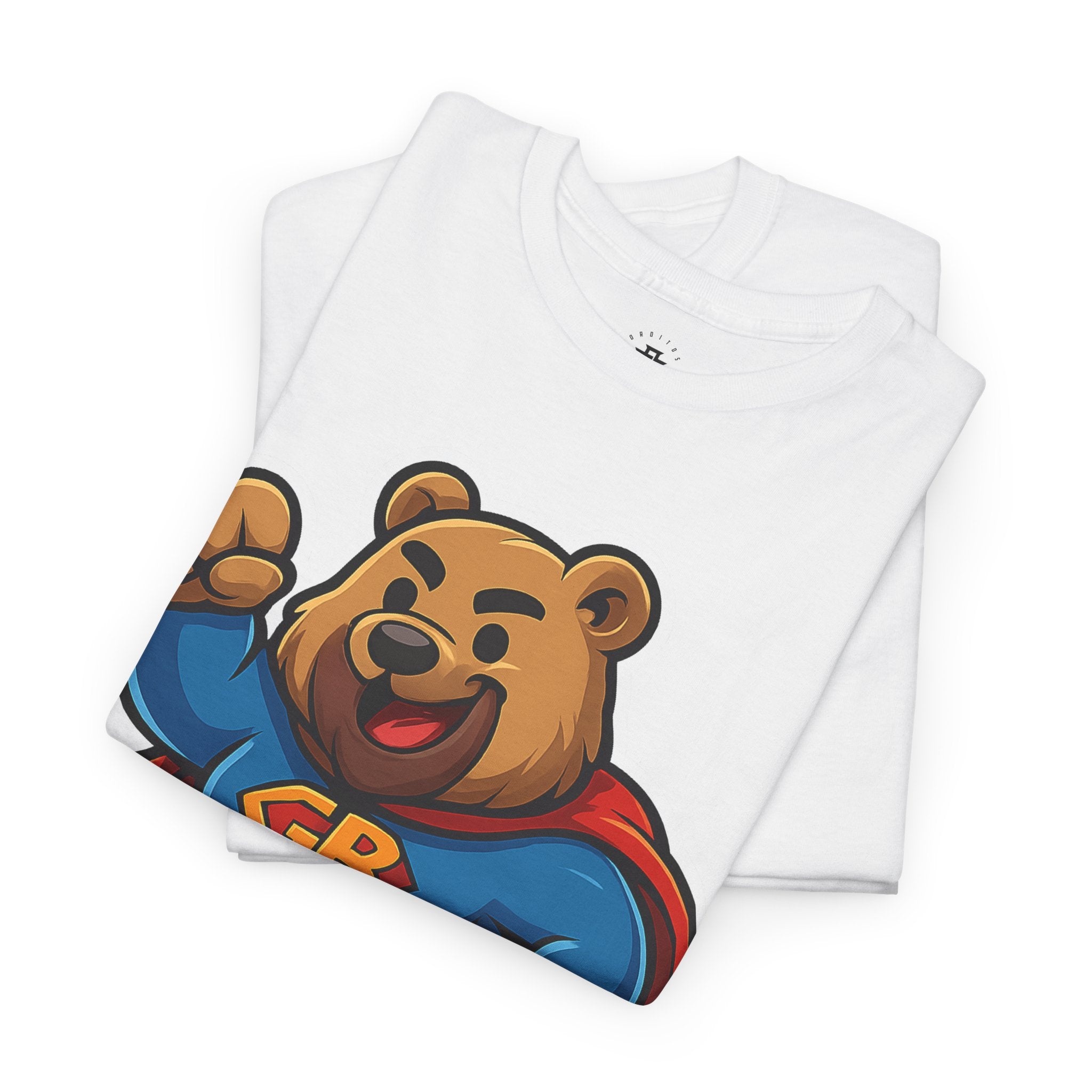 Super Bear Graphic Tee — Kids' Cute Superhero Bear T-Shirt