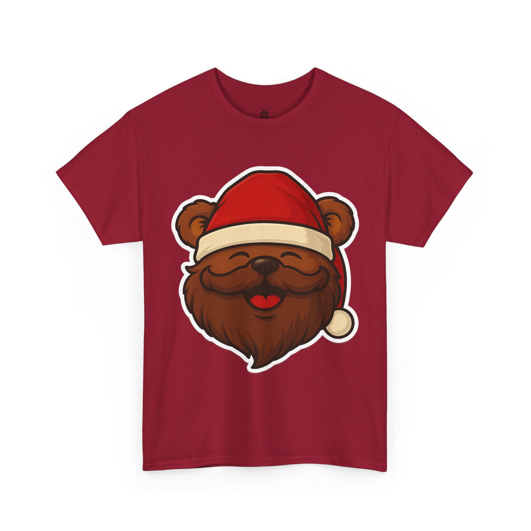 Bear with Santa Hat T-Shirt — Cute Christmas Holiday Tee
