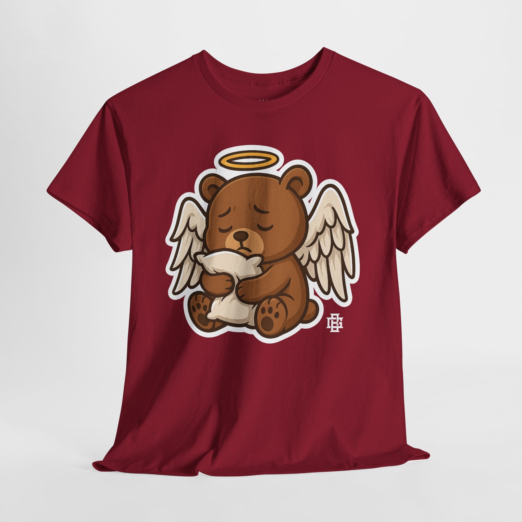 Angel Bear Graphic Tee – Cute Winged Teddy T-Shirt