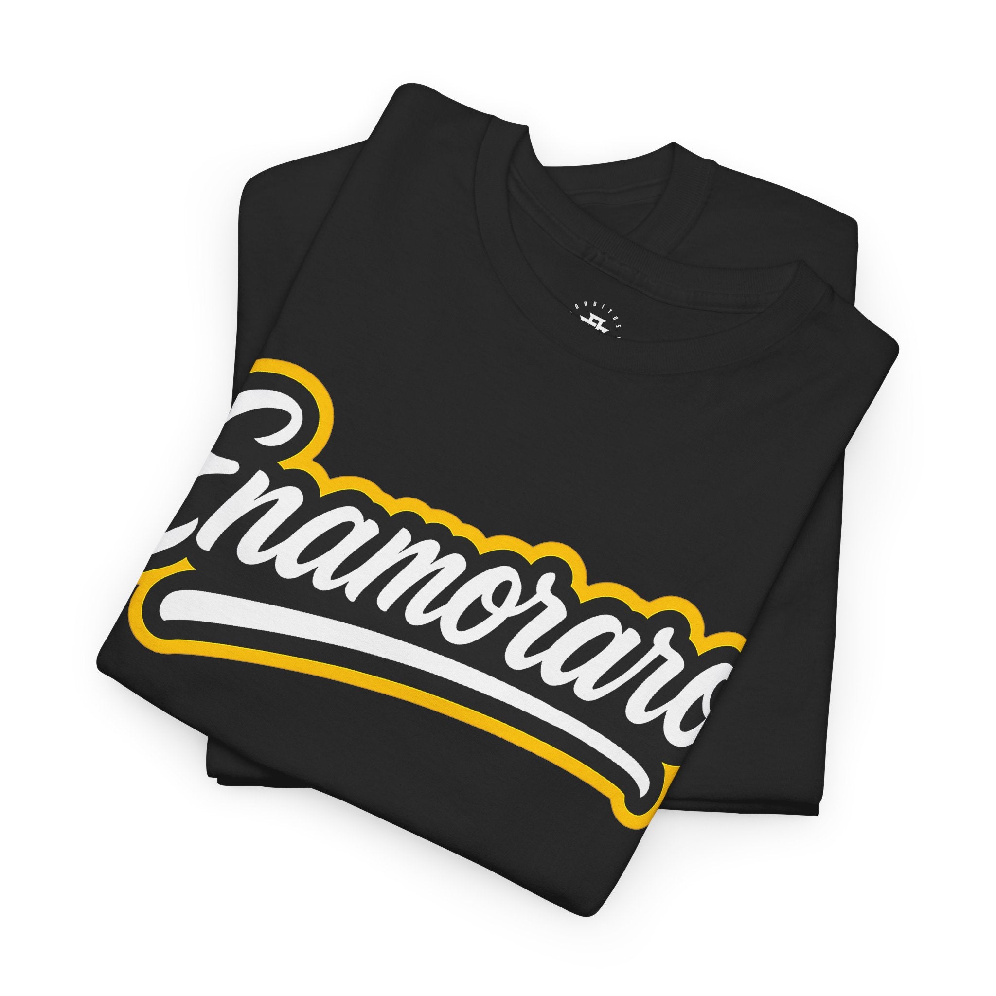 Enamoraro Script Tee — Retro Script Logo T-Shirt