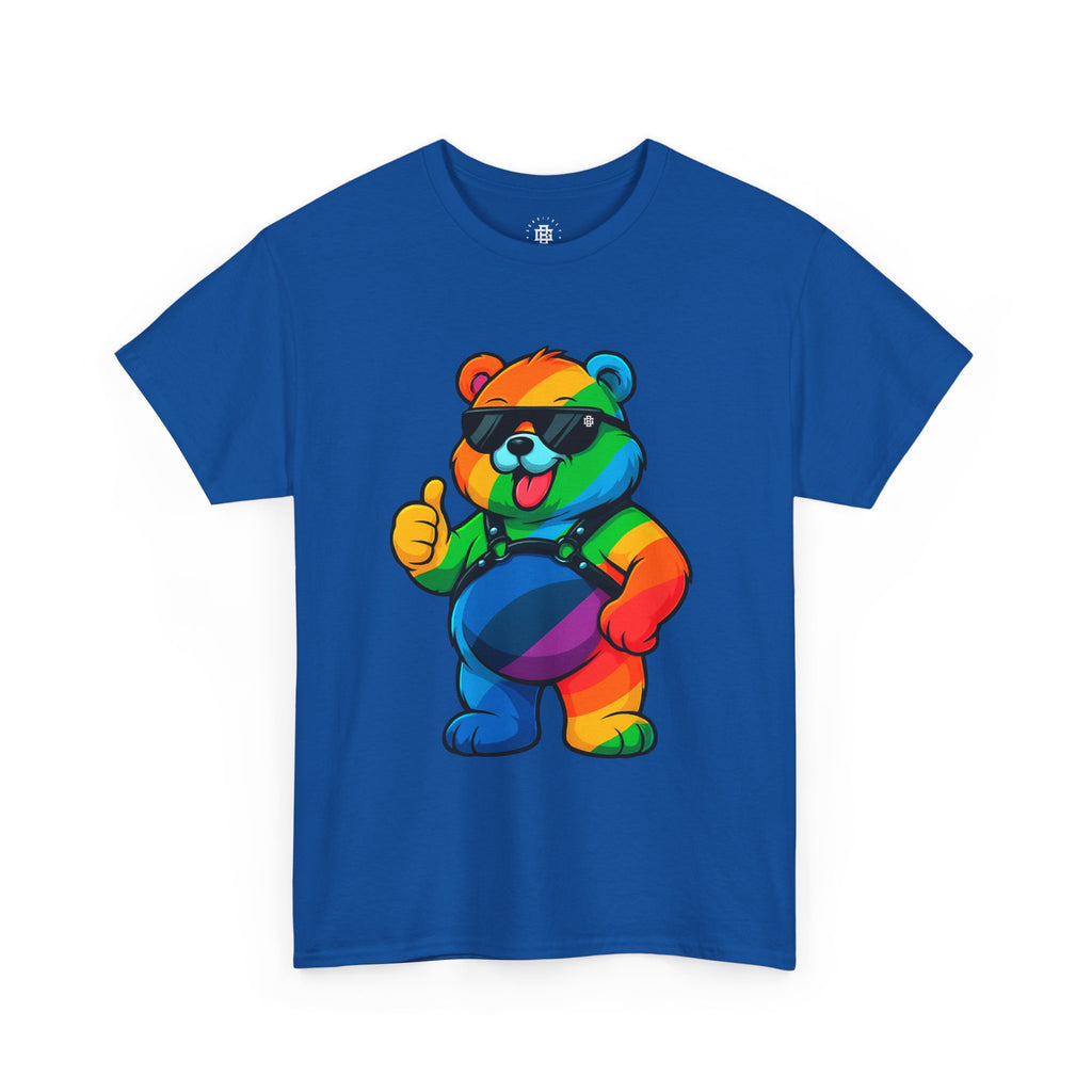 Rainbow Thumbs-Up Bear T-Shirt — Cute Pride Graphic Tee