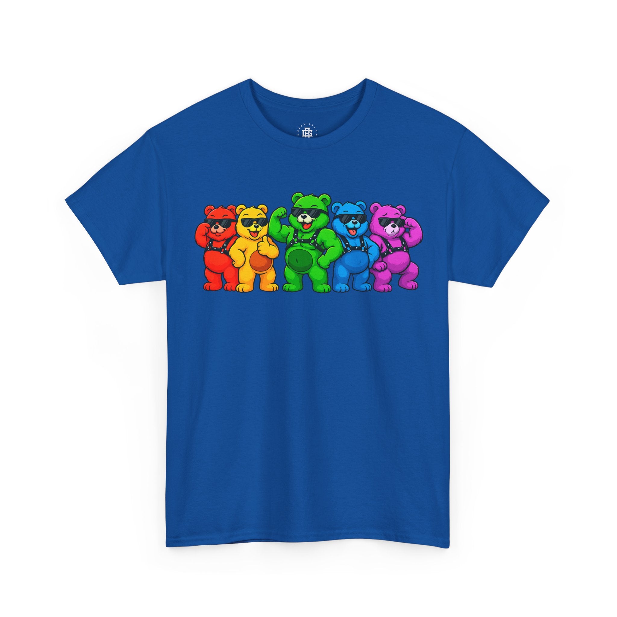 Rainbow Dancing Bears T-Shirt — Colorful Retro Bear Graphic Tee for Pride & Gifts