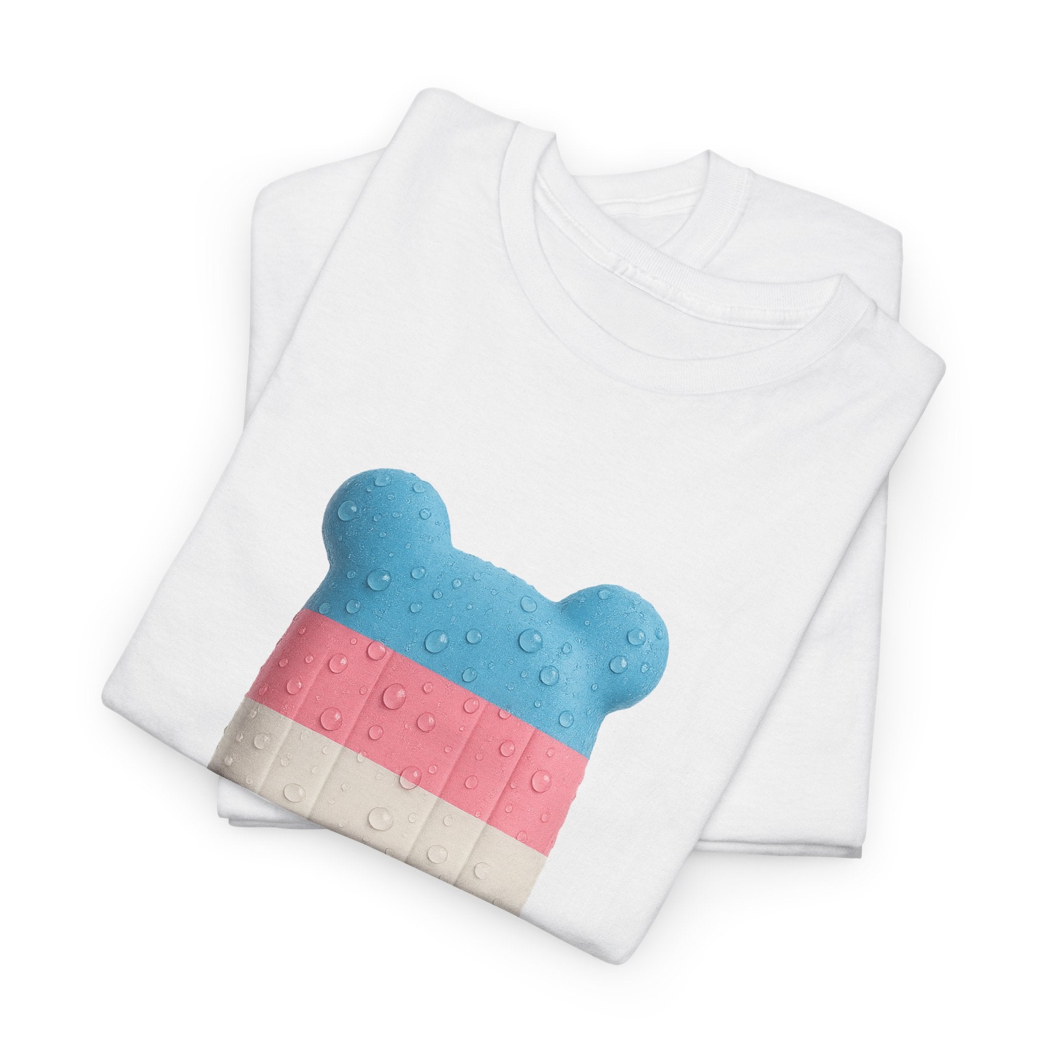 Trans Pride Popsicle T-Shirt — Cute Transgender Flag Ice Cream Tee