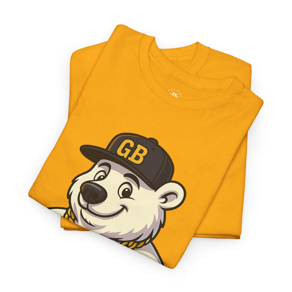 Latino Bear Graphic Tee — GB Mascot Polar Bear Shirt