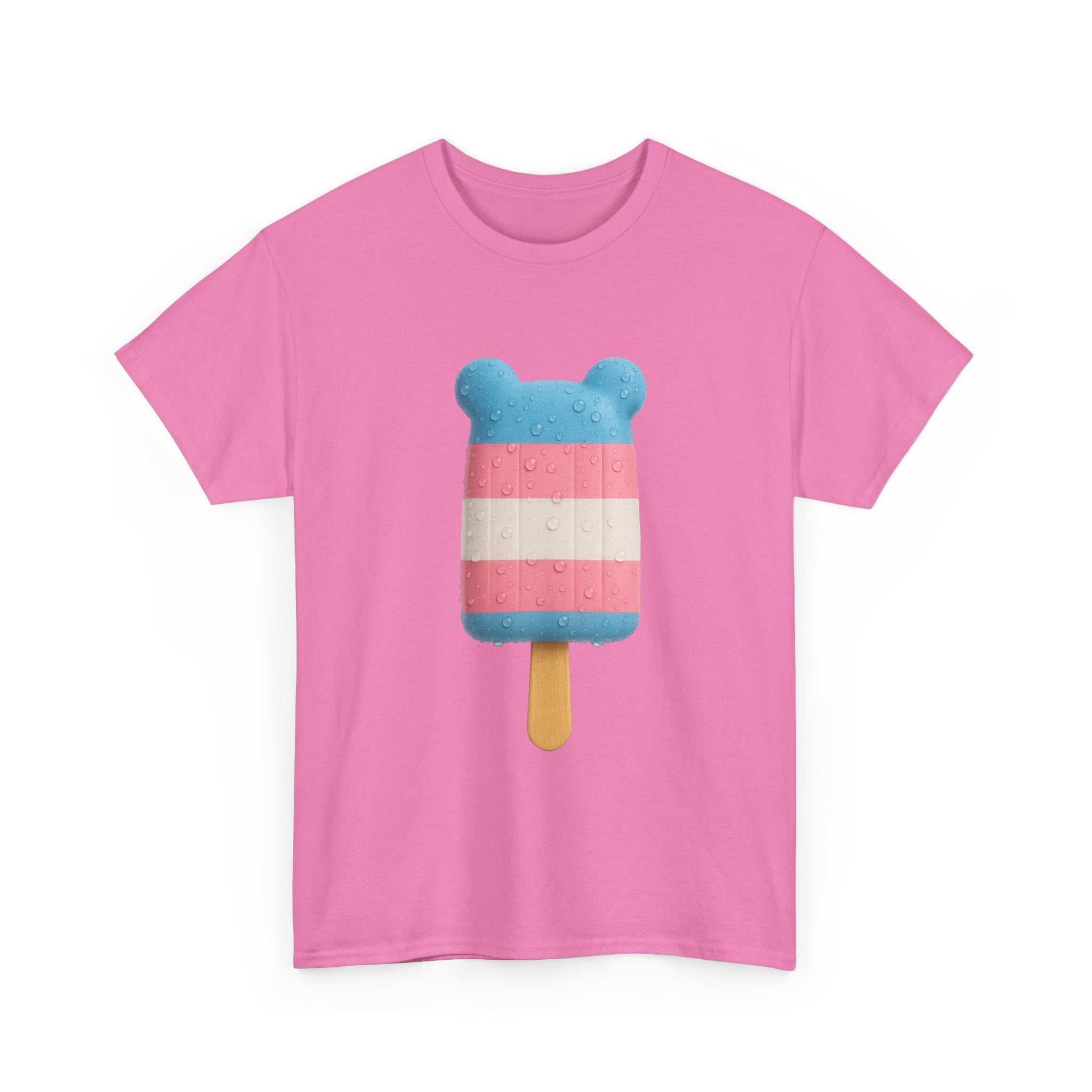 Trans Pride Popsicle T-Shirt — Cute Transgender Flag Ice Cream Tee