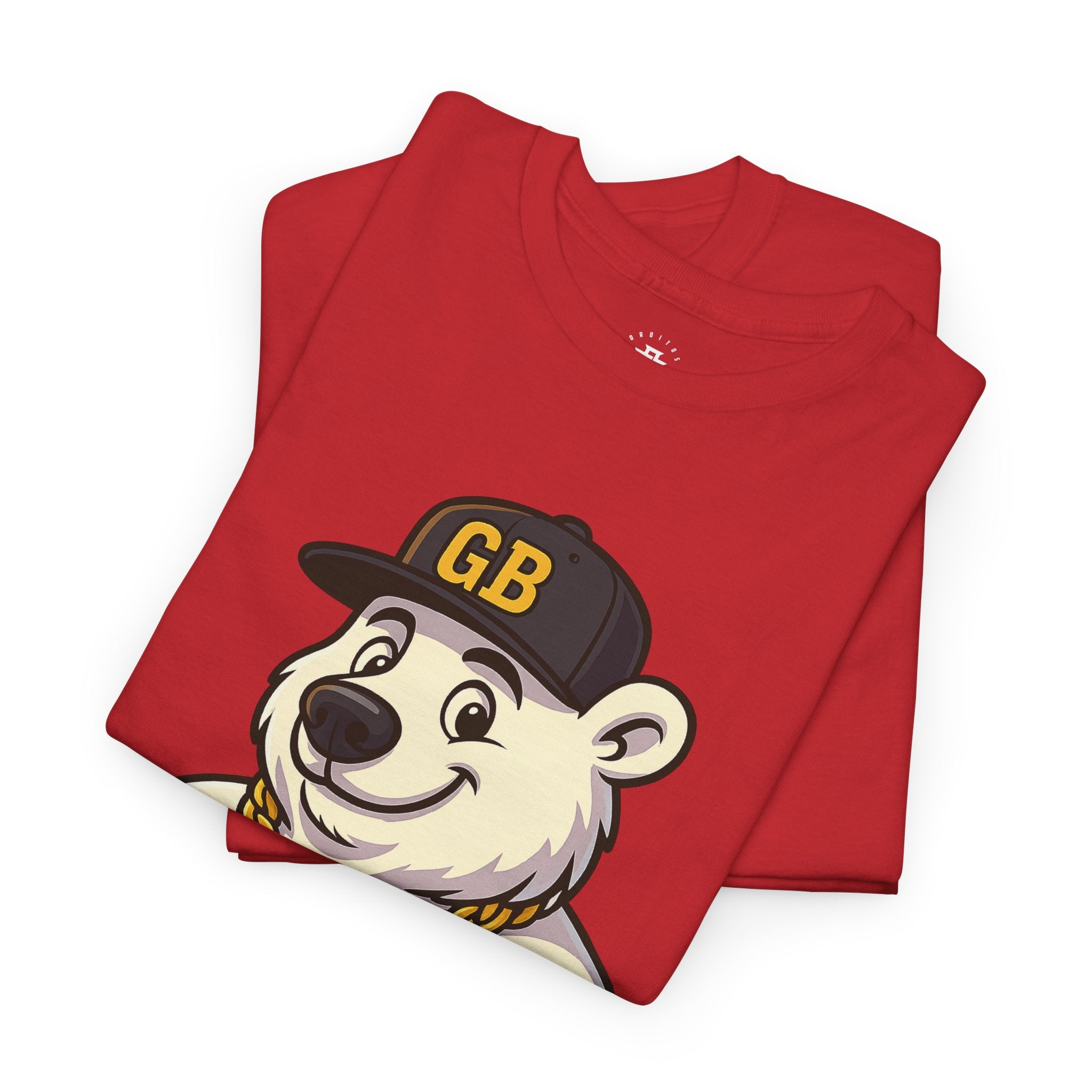 Latino Bear Graphic Tee — GB Mascot Polar Bear Shirt