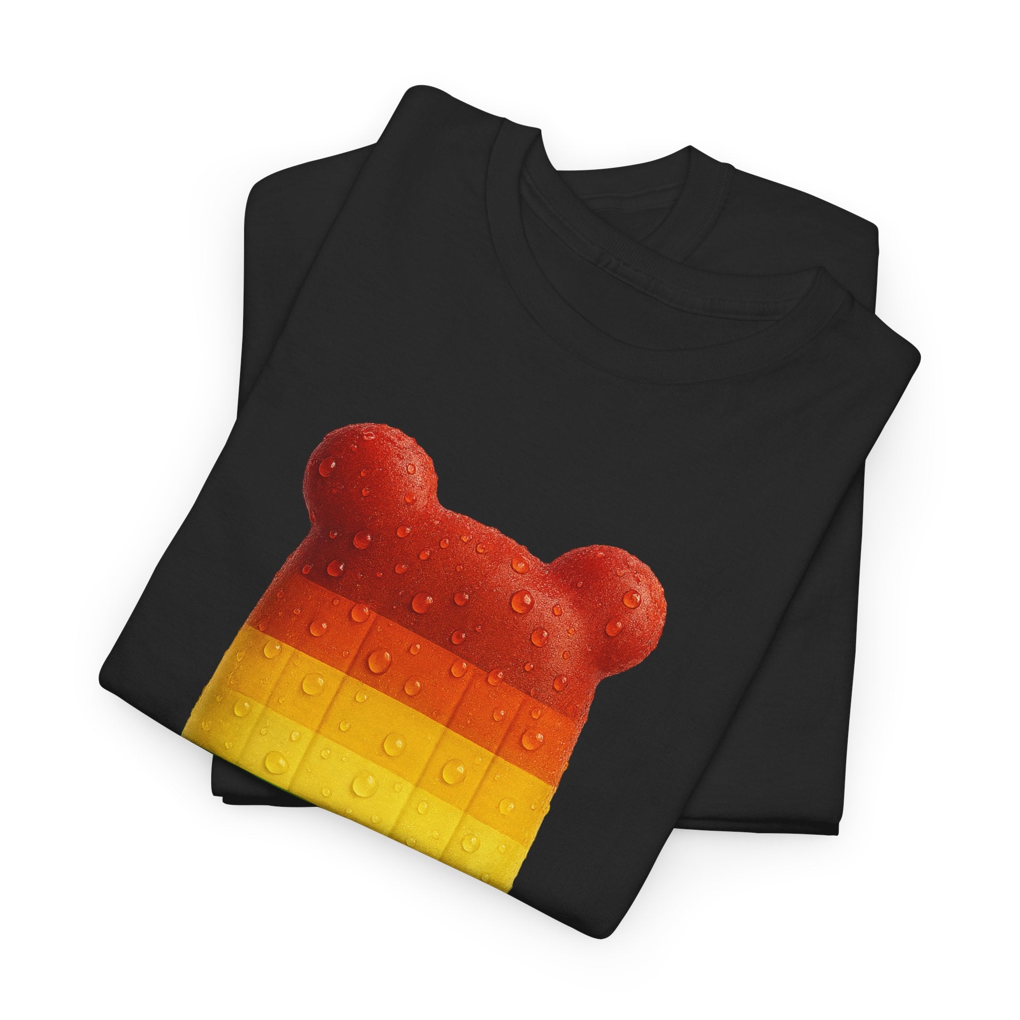 Rainbow Popsicle T-Shirt — Cute Bear-Shaped Pride Ice Cream Tee