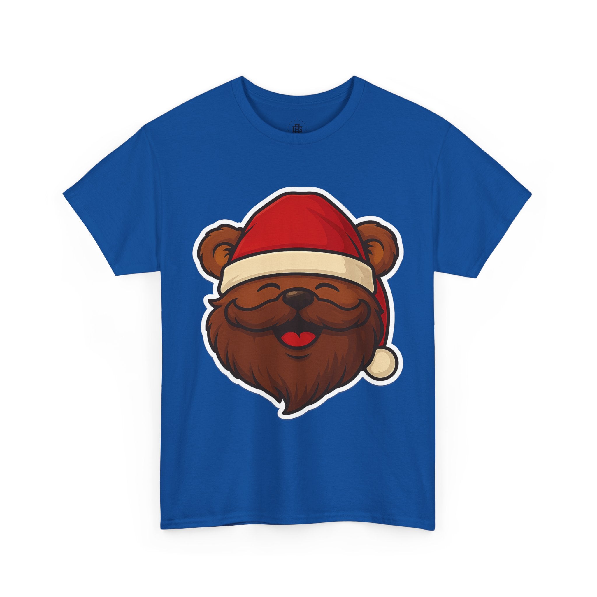 Bear with Santa Hat T-Shirt — Cute Christmas Holiday Tee