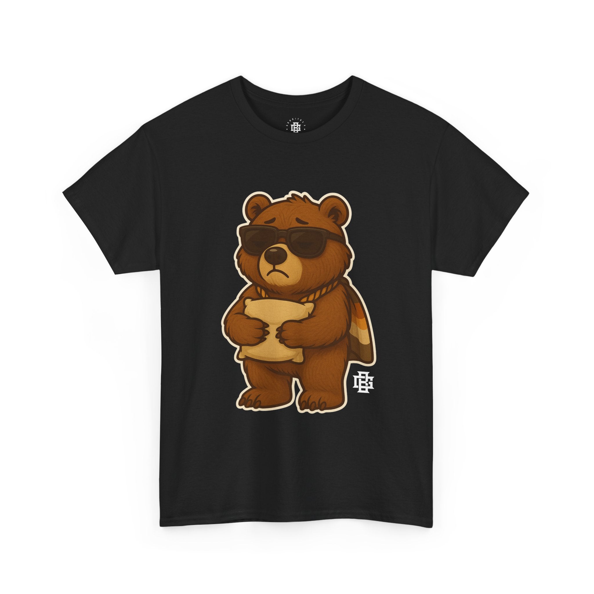 Cool Sunglasses Raccoon Bear Tee — Cute Cartoon Graphic T-Shirt