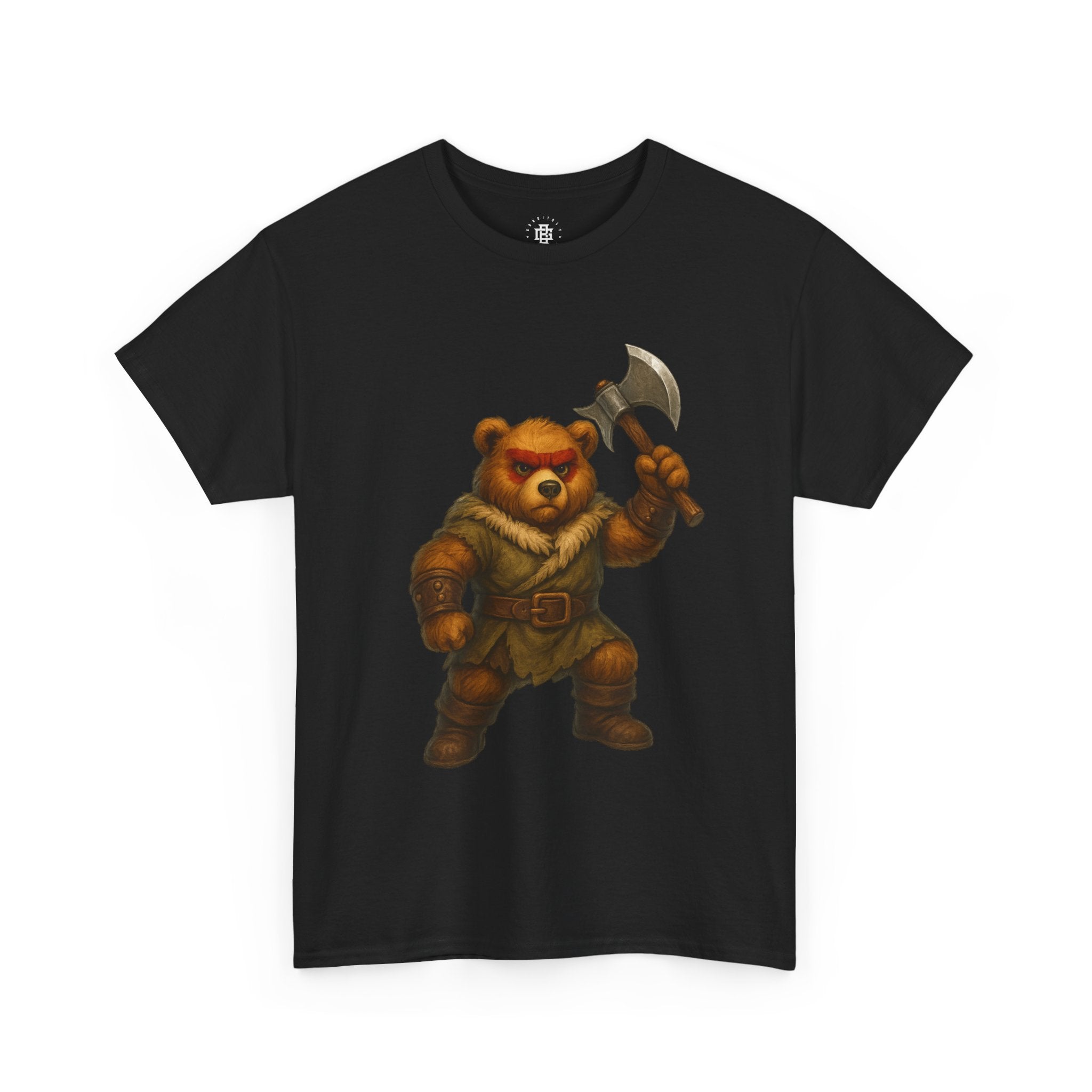 Viking Bear Axe T-Shirt — Fantasy Warrior Graphic Tee