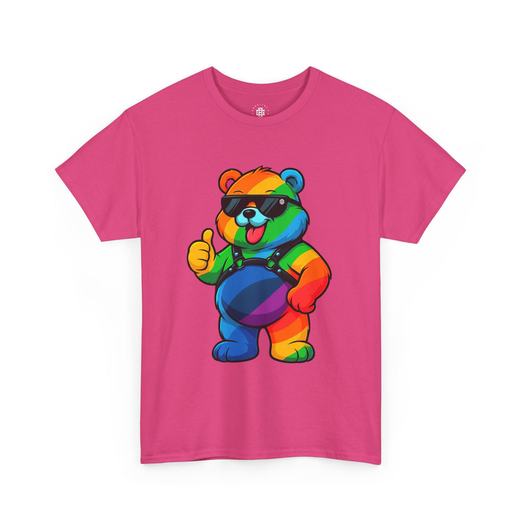 Rainbow Thumbs-Up Bear T-Shirt — Cute Pride Graphic Tee
