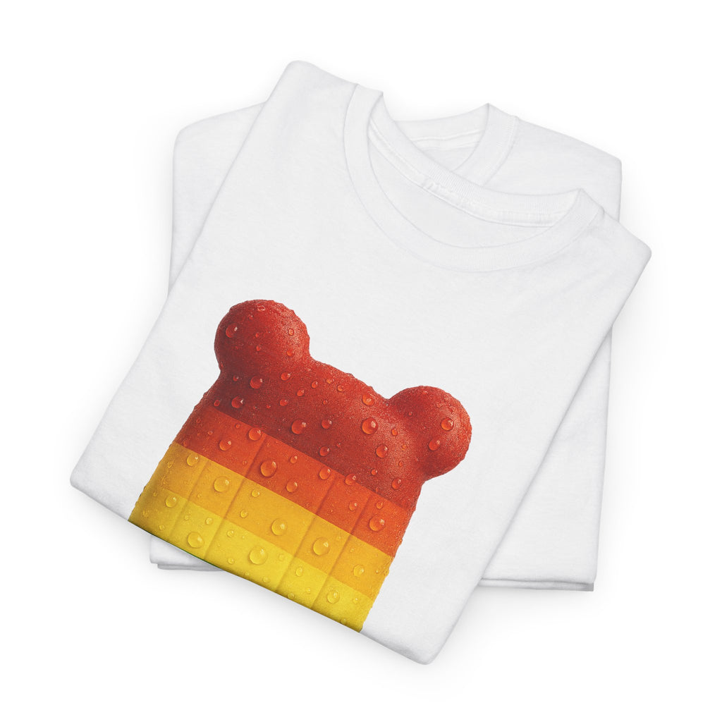 Rainbow Popsicle T-Shirt — Cute Bear-Shaped Pride Ice Cream Tee