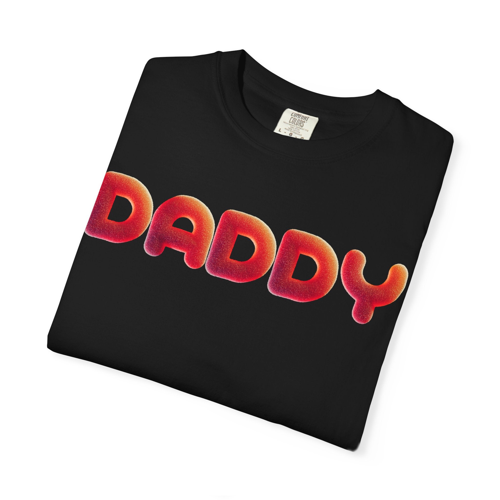 Vista frontal playera Daddy Bear diseño vintage