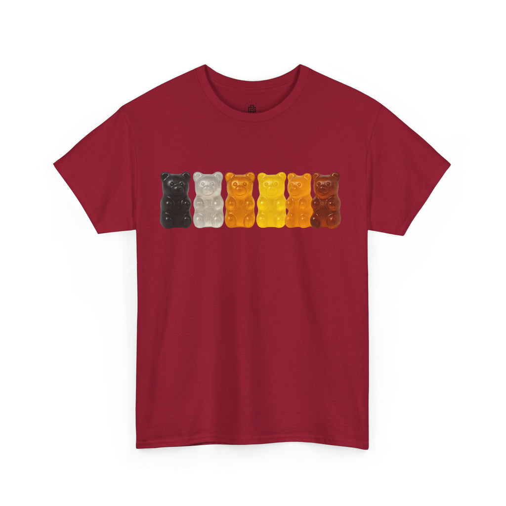 Gummy Bear Row T-Shirt — Retro Candy Graphic Tee