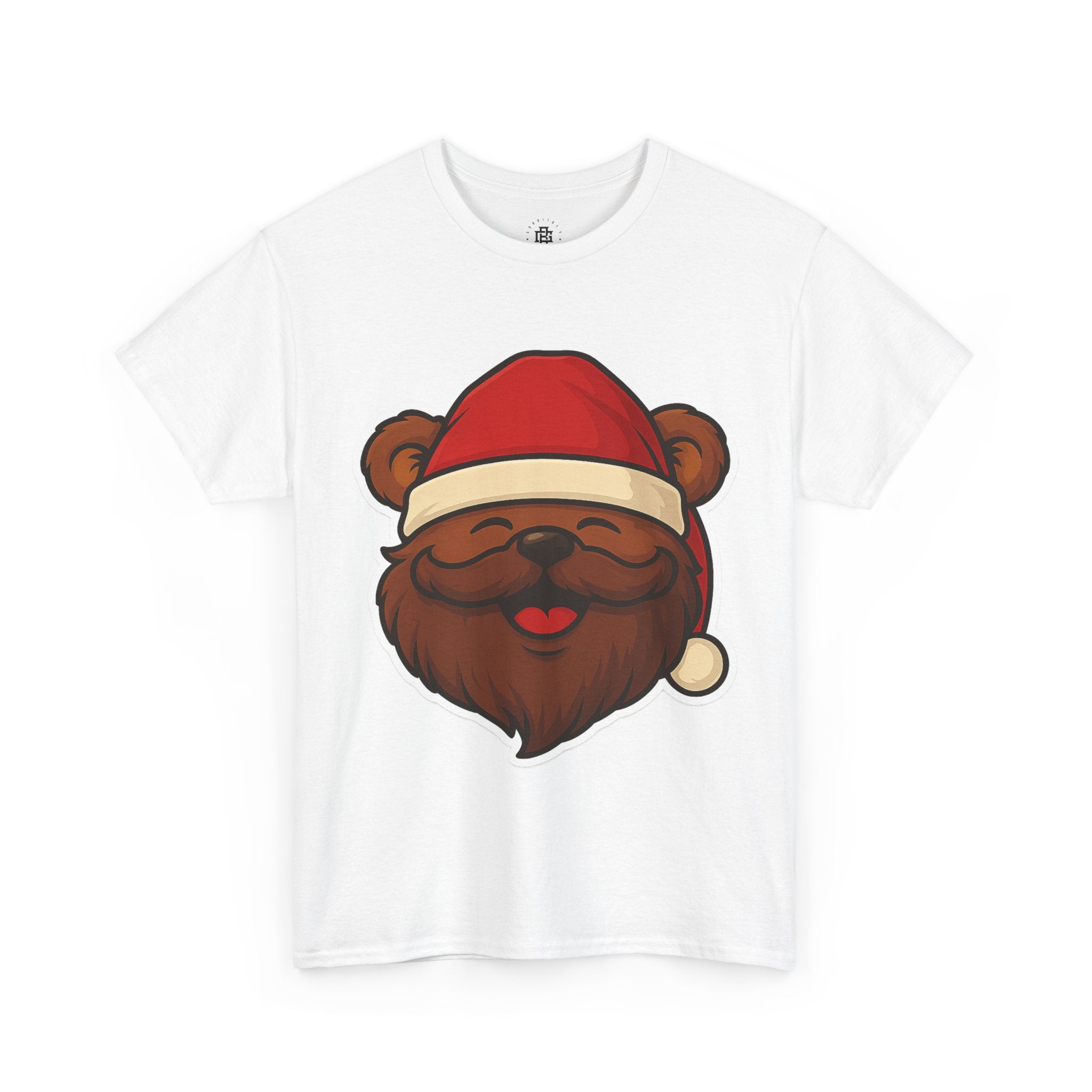 Bear with Santa Hat T-Shirt — Cute Christmas Holiday Tee
