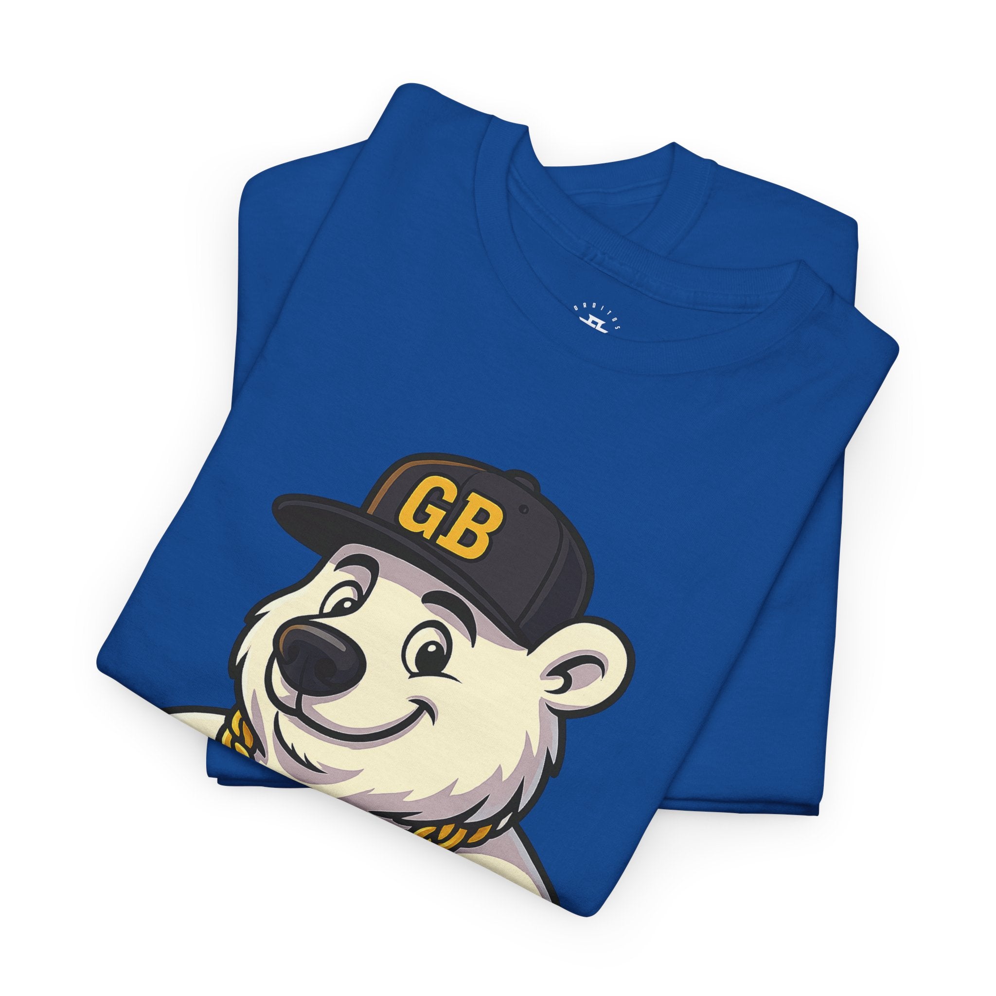 Latino Bear Graphic Tee — GB Mascot Polar Bear Shirt
