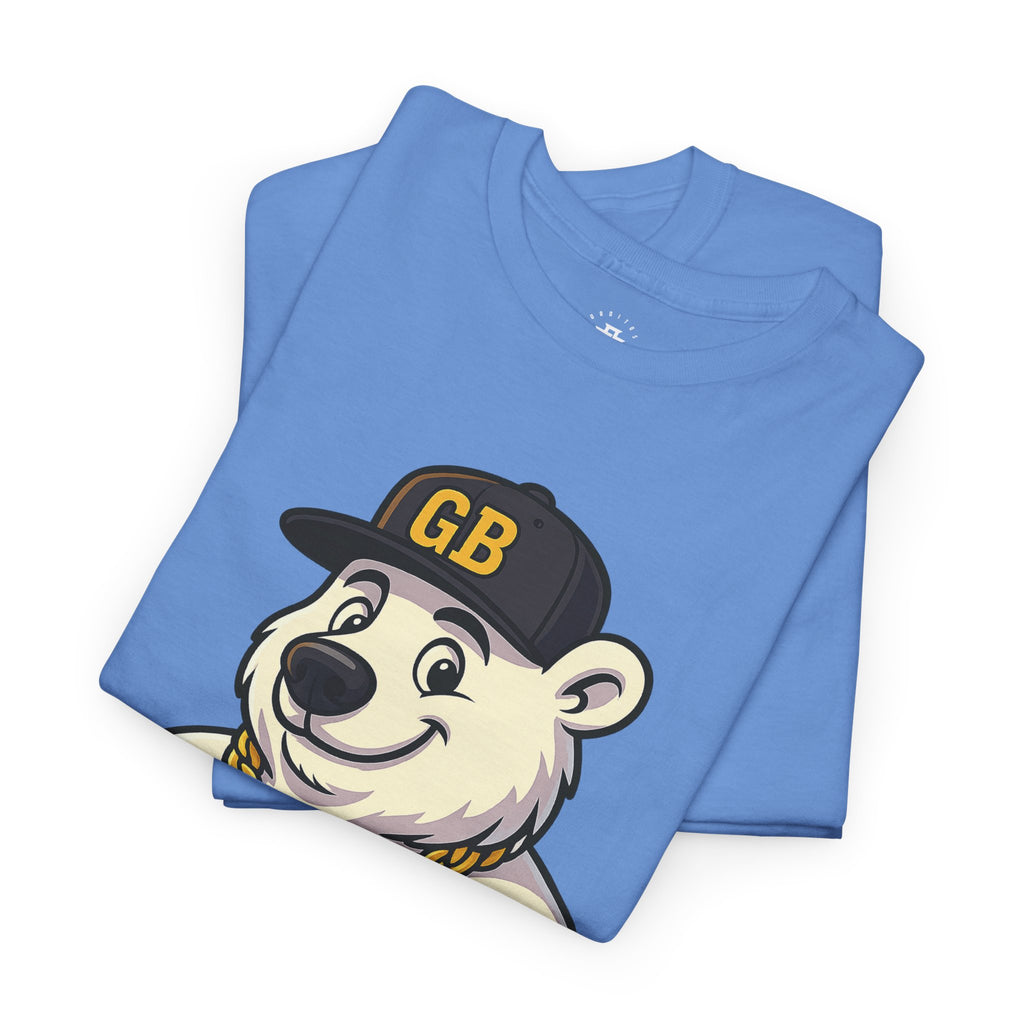 Latino Bear Graphic Tee — GB Mascot Polar Bear Shirt