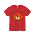 Angry Red Bear T-shirt – Fierce Cartoon Bear Graphic Tee