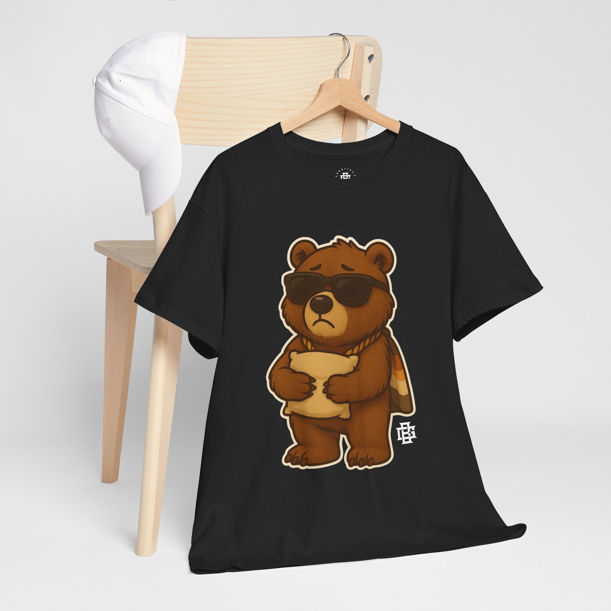 Cool Sunglasses Raccoon Bear Tee — Cute Cartoon Graphic T-Shirt