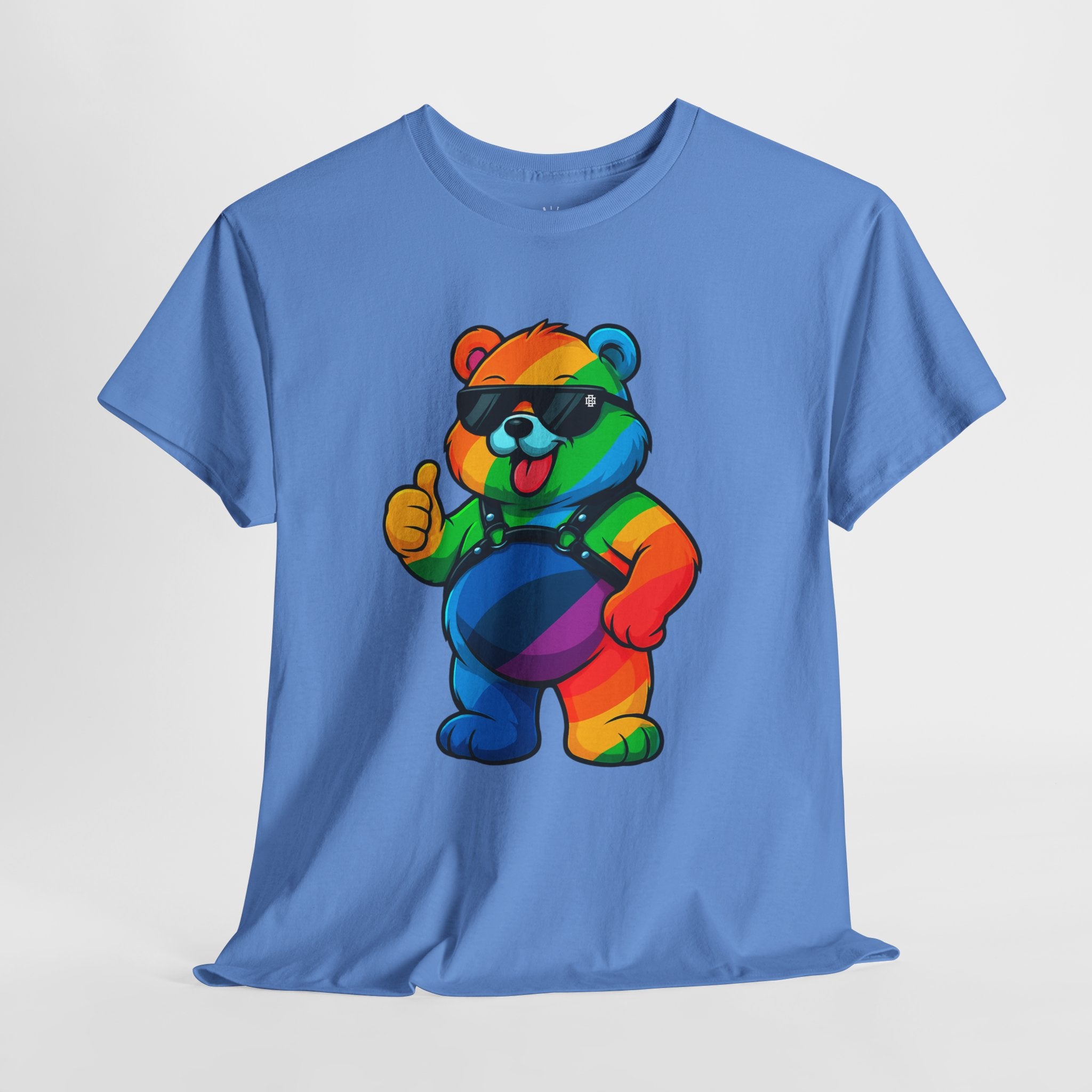 Rainbow Thumbs-Up Bear T-Shirt — Cute Pride Graphic Tee