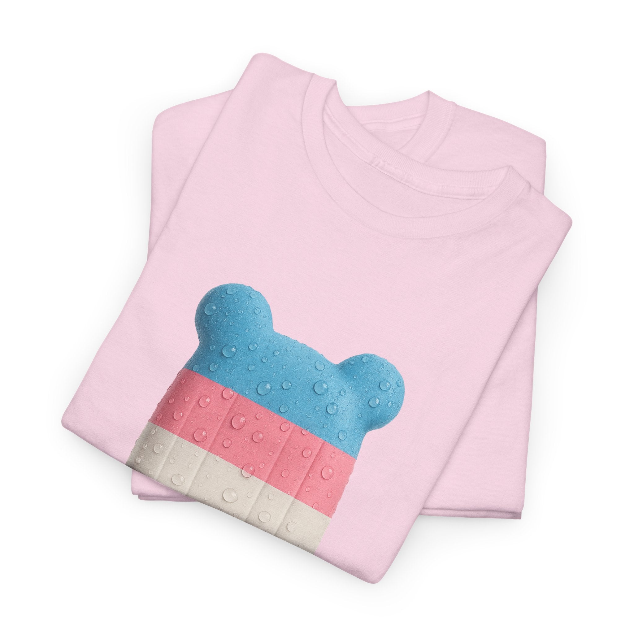 Trans Pride Popsicle T-Shirt — Cute Transgender Flag Ice Cream Tee