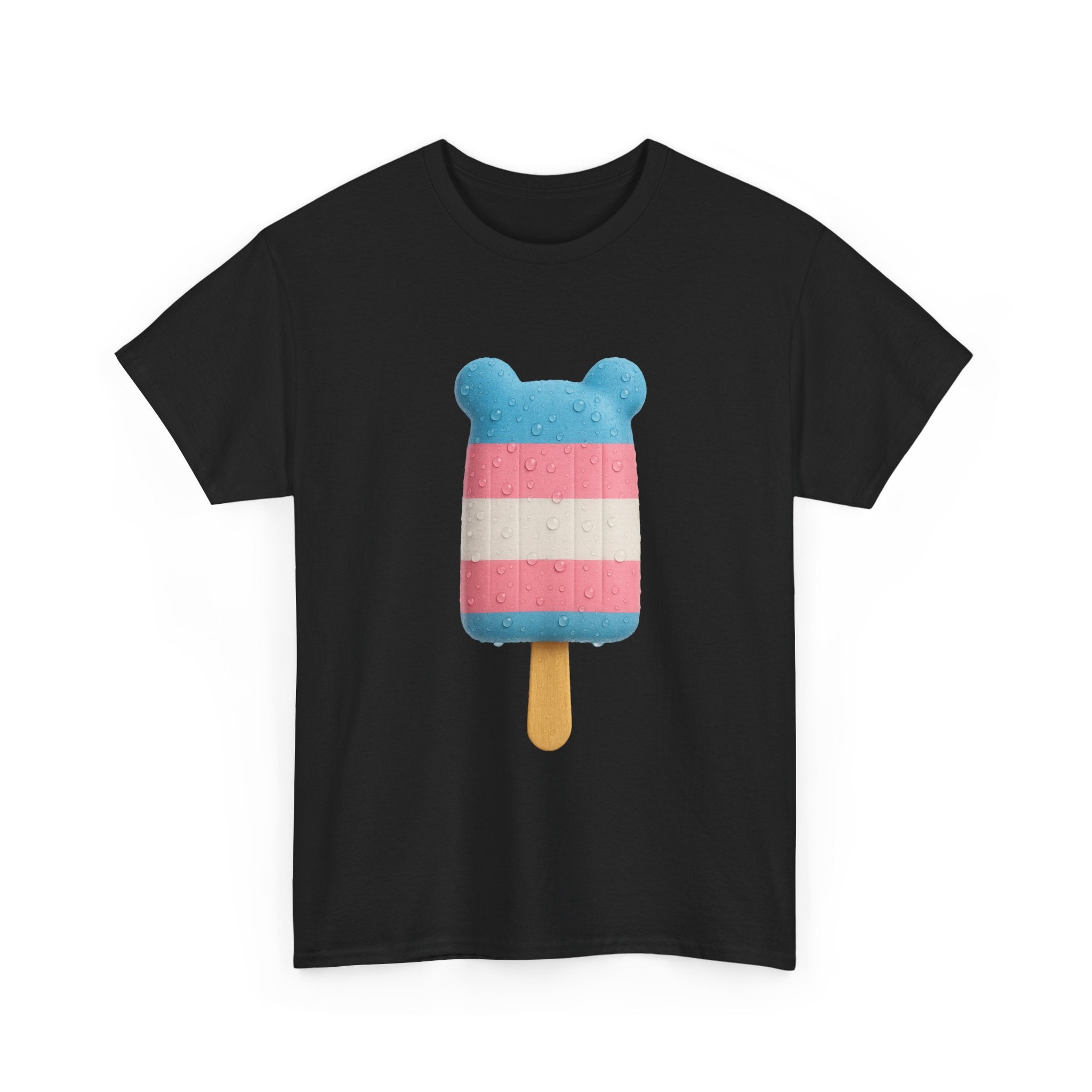 Trans Pride Popsicle T-Shirt — Cute Transgender Flag Ice Cream Tee