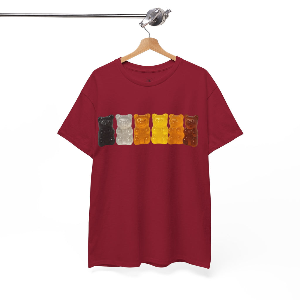 Gummy Bear Row T-Shirt — Retro Candy Graphic Tee