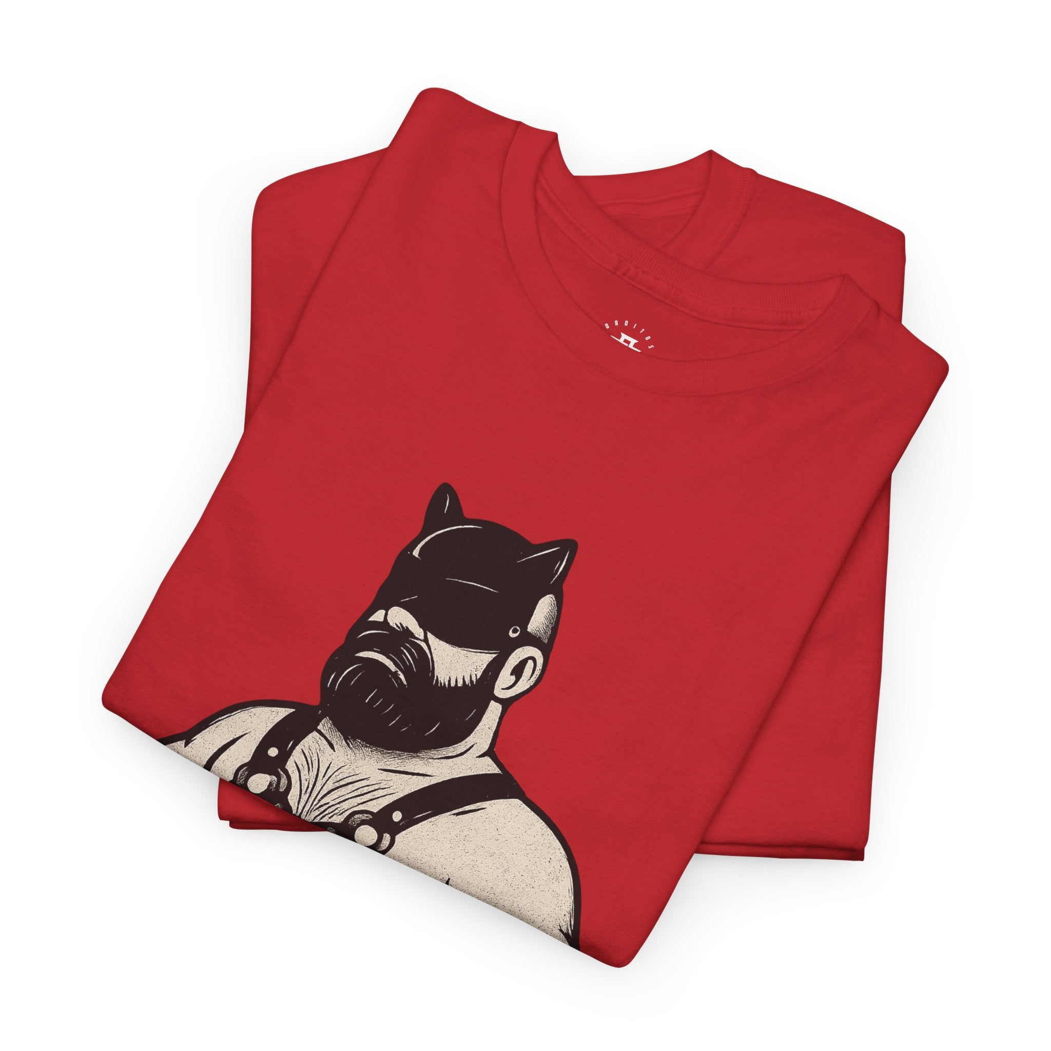 Bear Mask Leather Pride Tee — Biker Bear Graphic T-Shirt