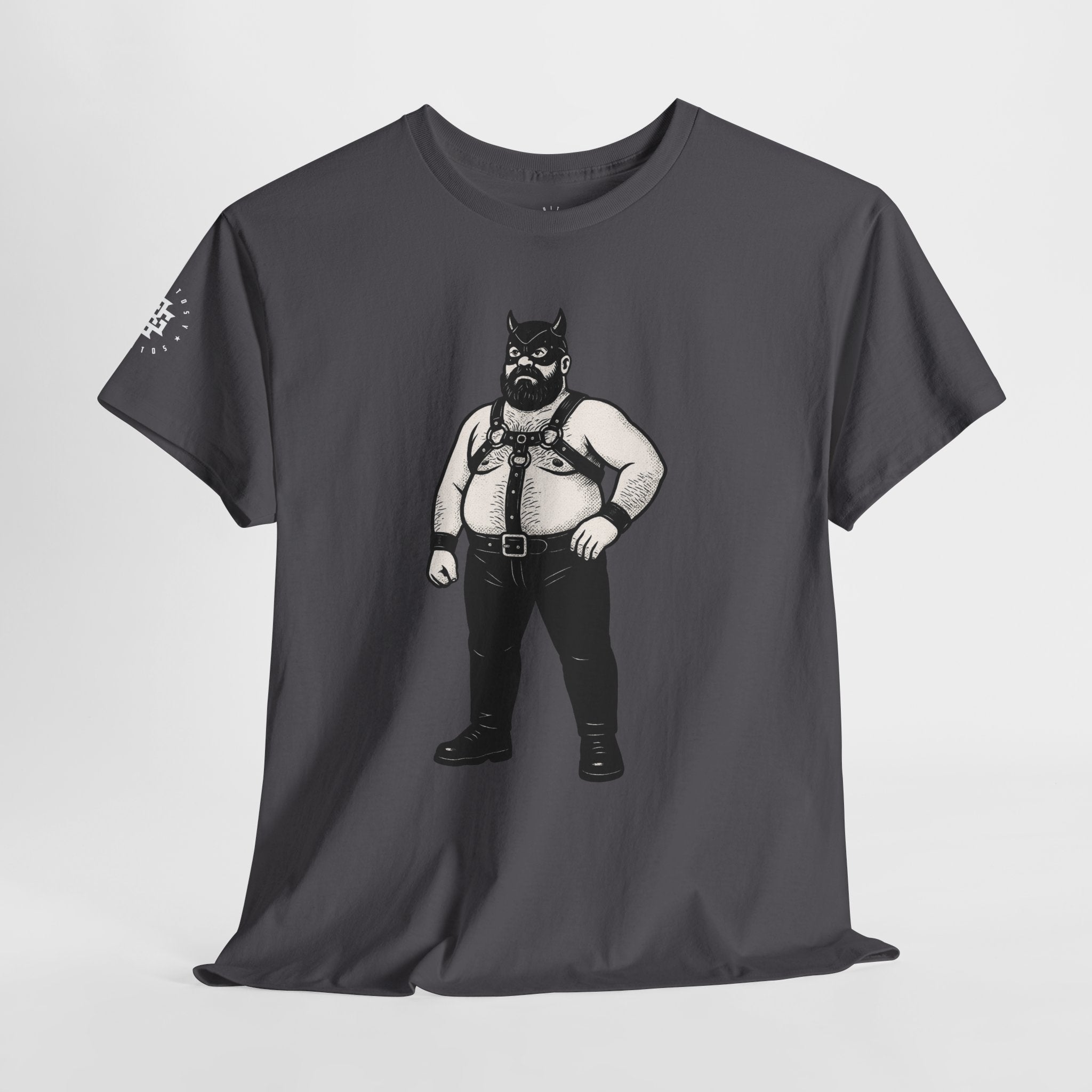 Bear Leather Daddy Graphic Tee — Vintage Biker Pride T-Shirt