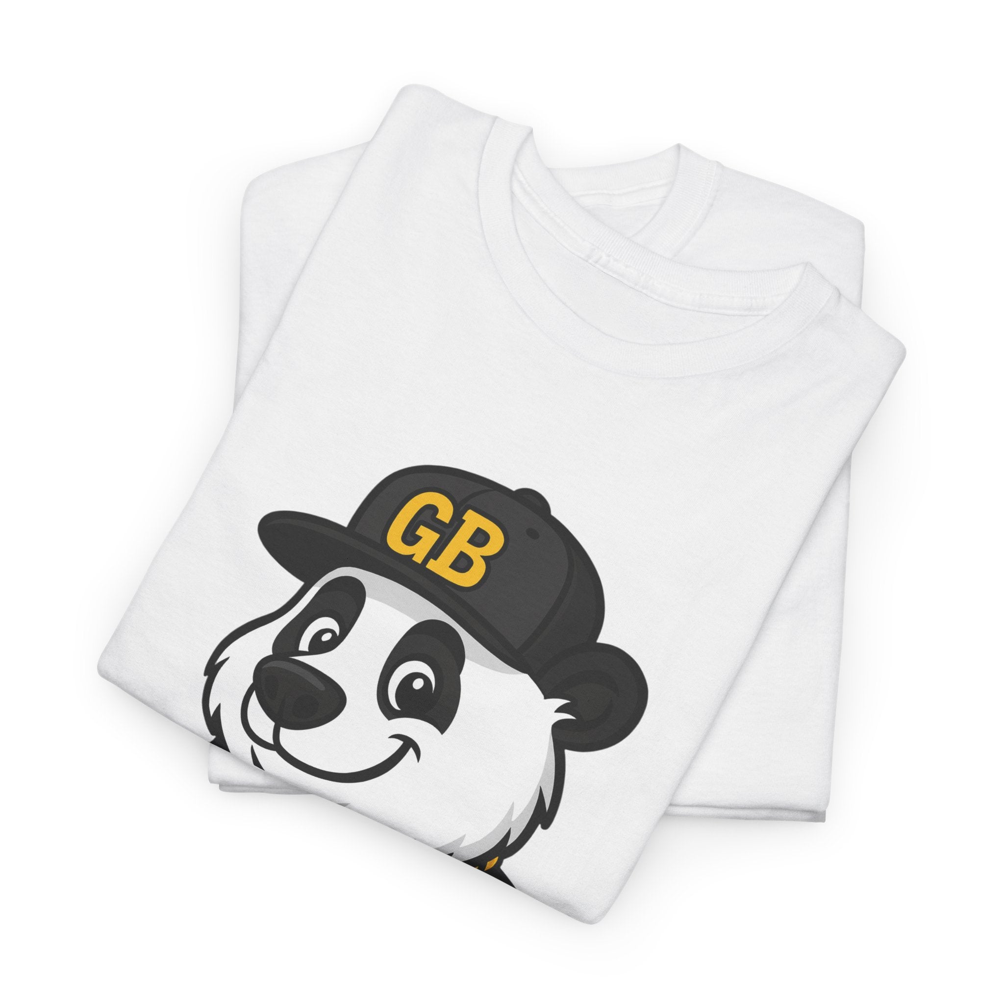 Panda Gangster Graphic Tee — GB Chain Logo T-Shirt