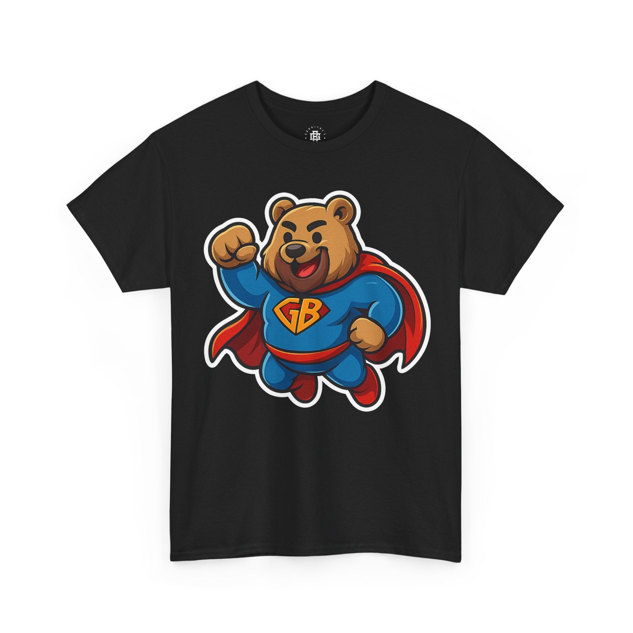 Super Bear Graphic Tee — Kids' Cute Superhero Bear T-Shirt