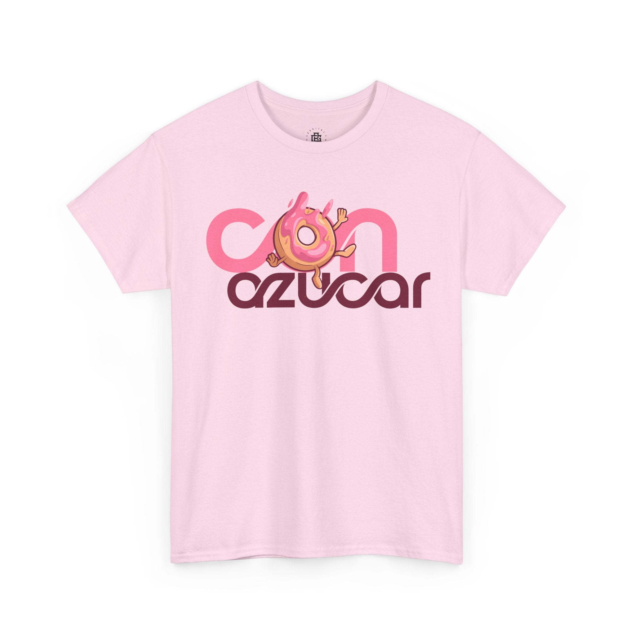 Can Azucar T-Shirt — Pink Donut Retro Graphic Tee
