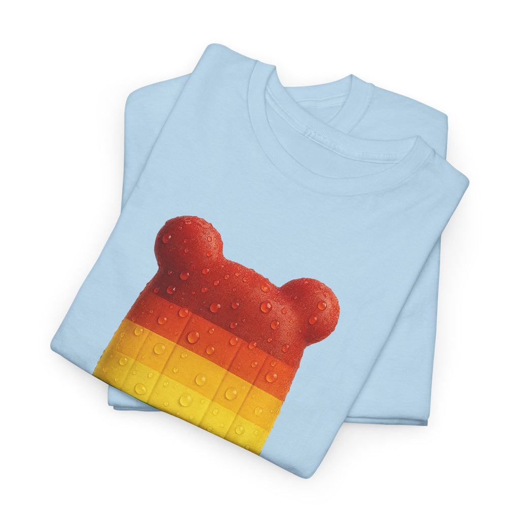 Rainbow Popsicle T-Shirt — Cute Bear-Shaped Pride Ice Cream Tee