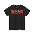 BEAR Bubble Text T-Shirt — Retro Puffy Letter Graphic Tee