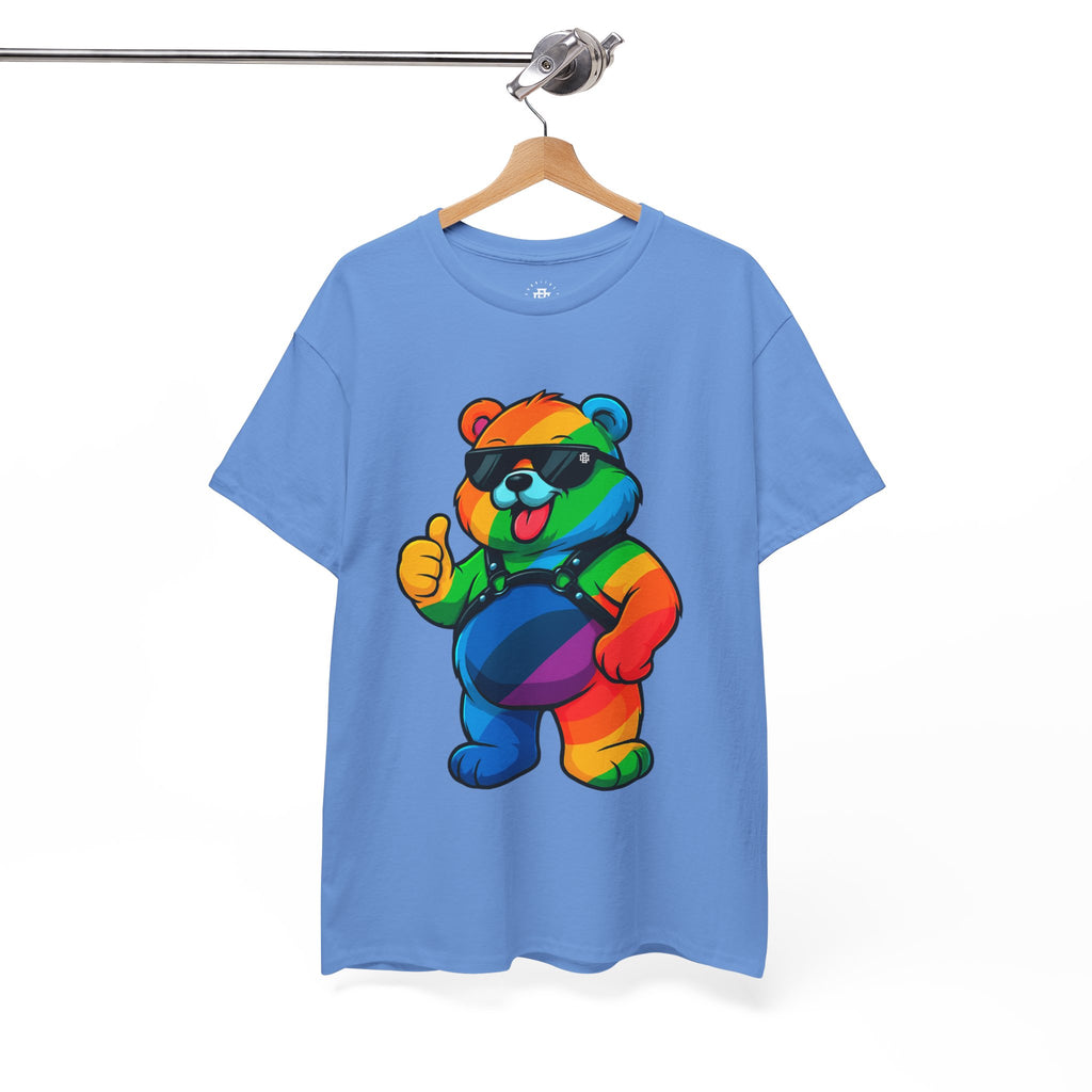 Rainbow Thumbs-Up Bear T-Shirt — Cute Pride Graphic Tee