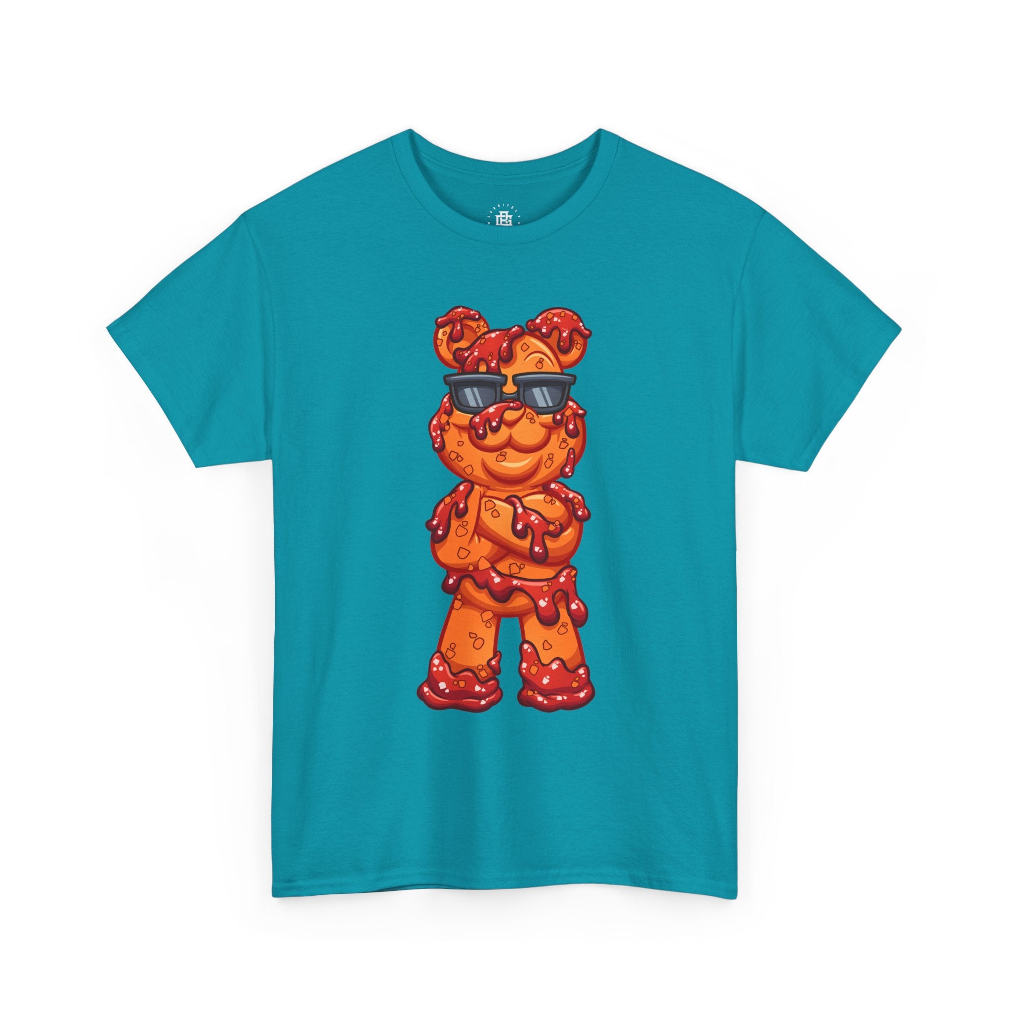 Cool Gummy Bear Tee — Sunglasses Candy Character Graphic T-Shirt