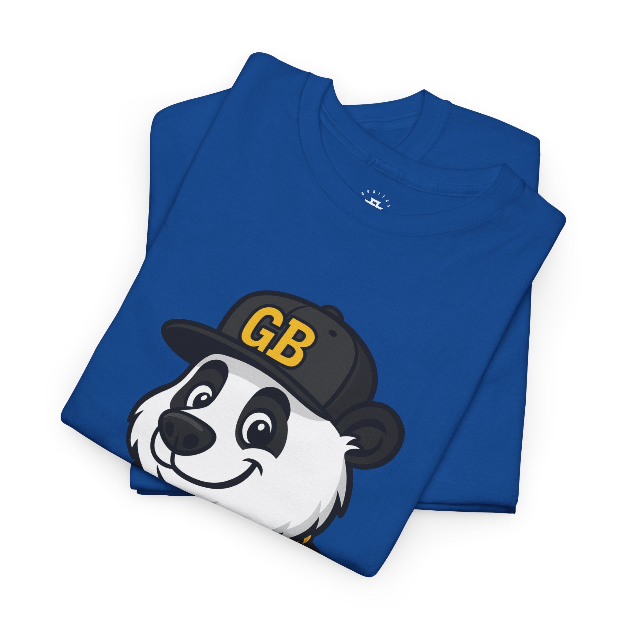 Panda Gangster Graphic Tee — GB Chain Logo T-Shirt