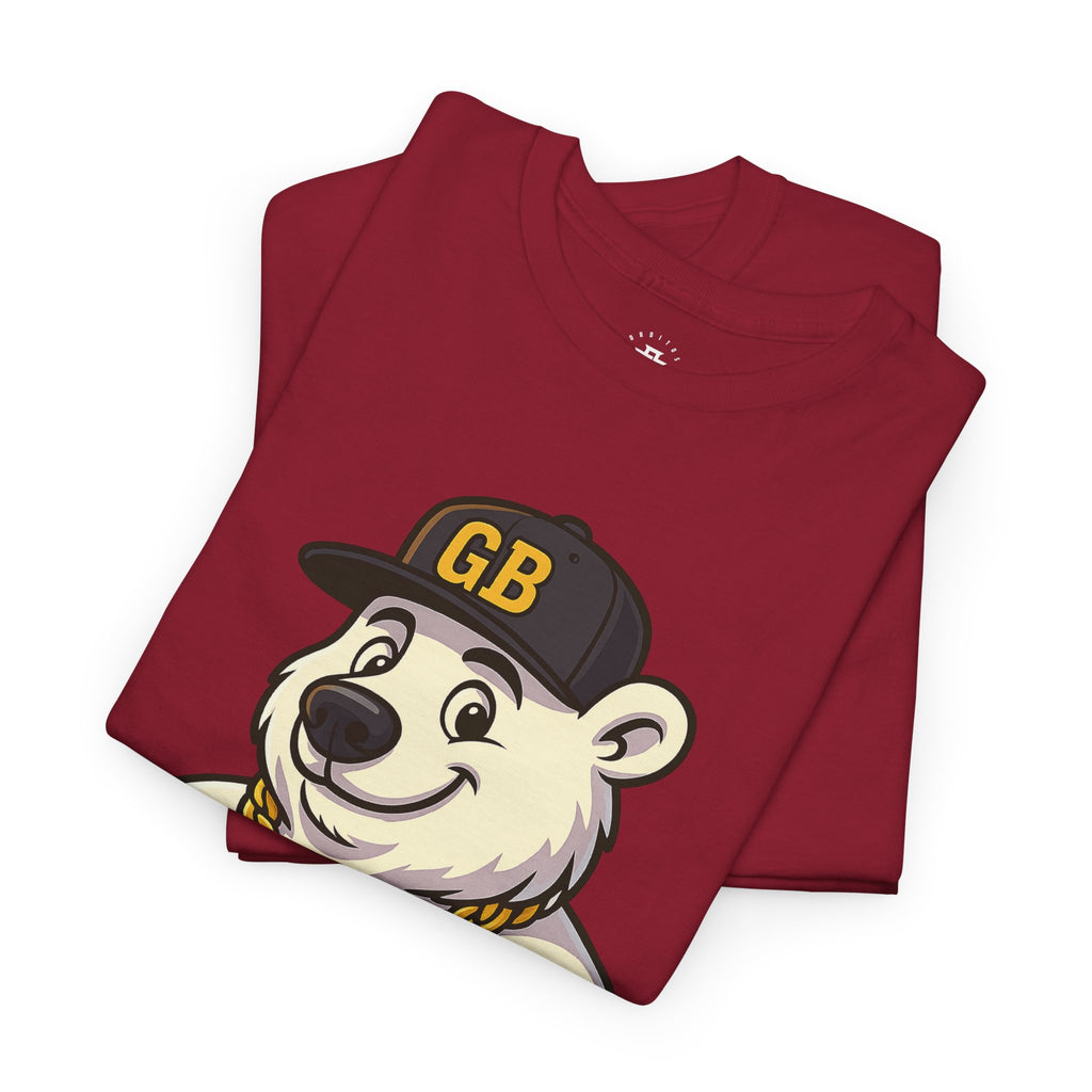Latino Bear Graphic Tee — GB Mascot Polar Bear Shirt