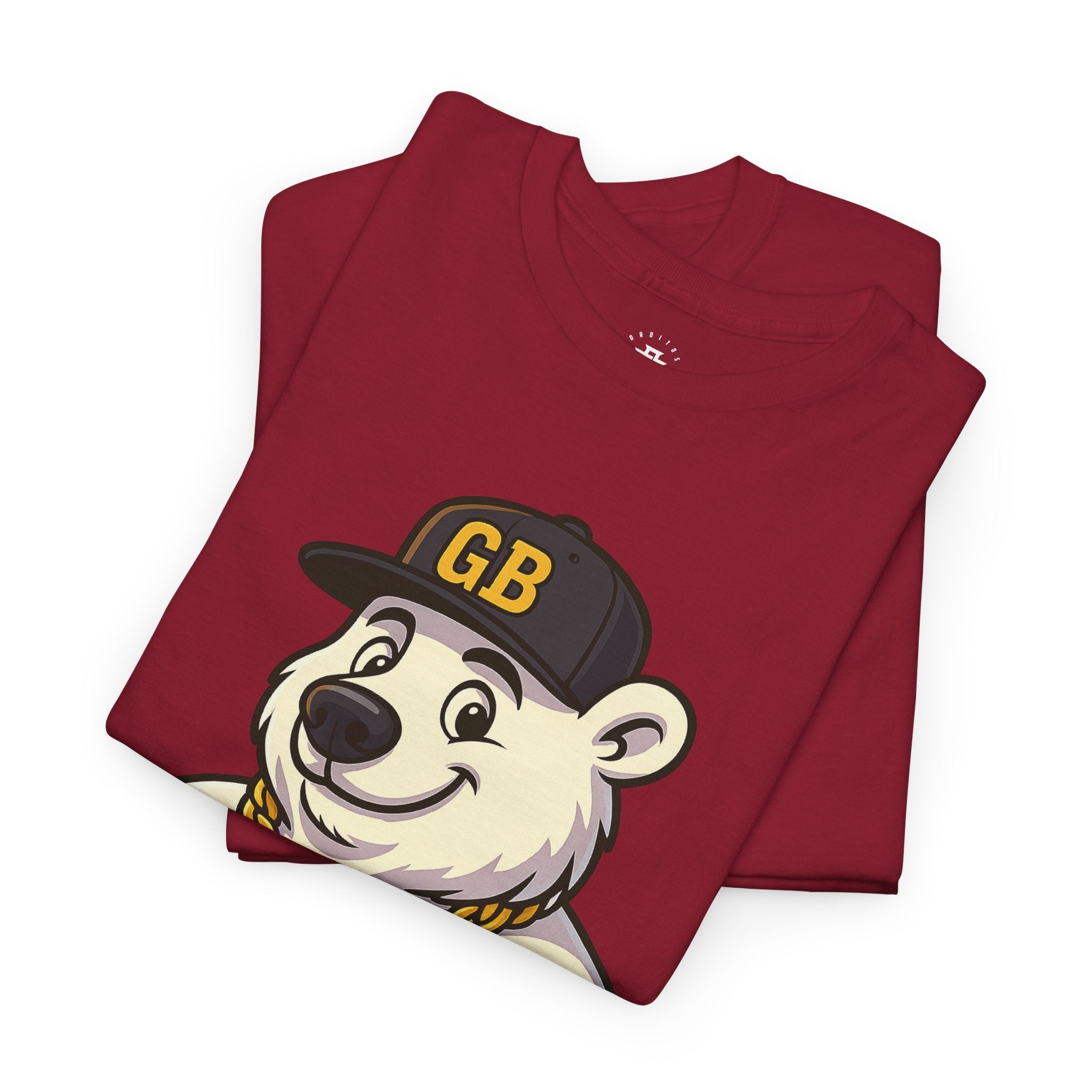 Latino Bear Graphic Tee — GB Mascot Polar Bear Shirt