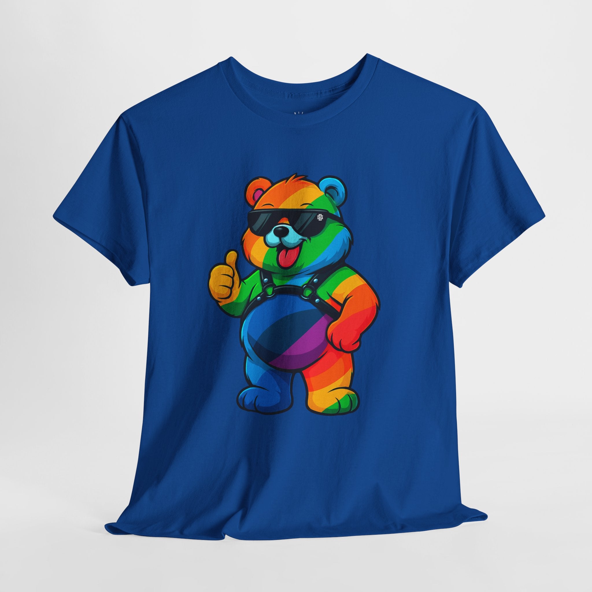 Rainbow Thumbs-Up Bear T-Shirt — Cute Pride Graphic Tee