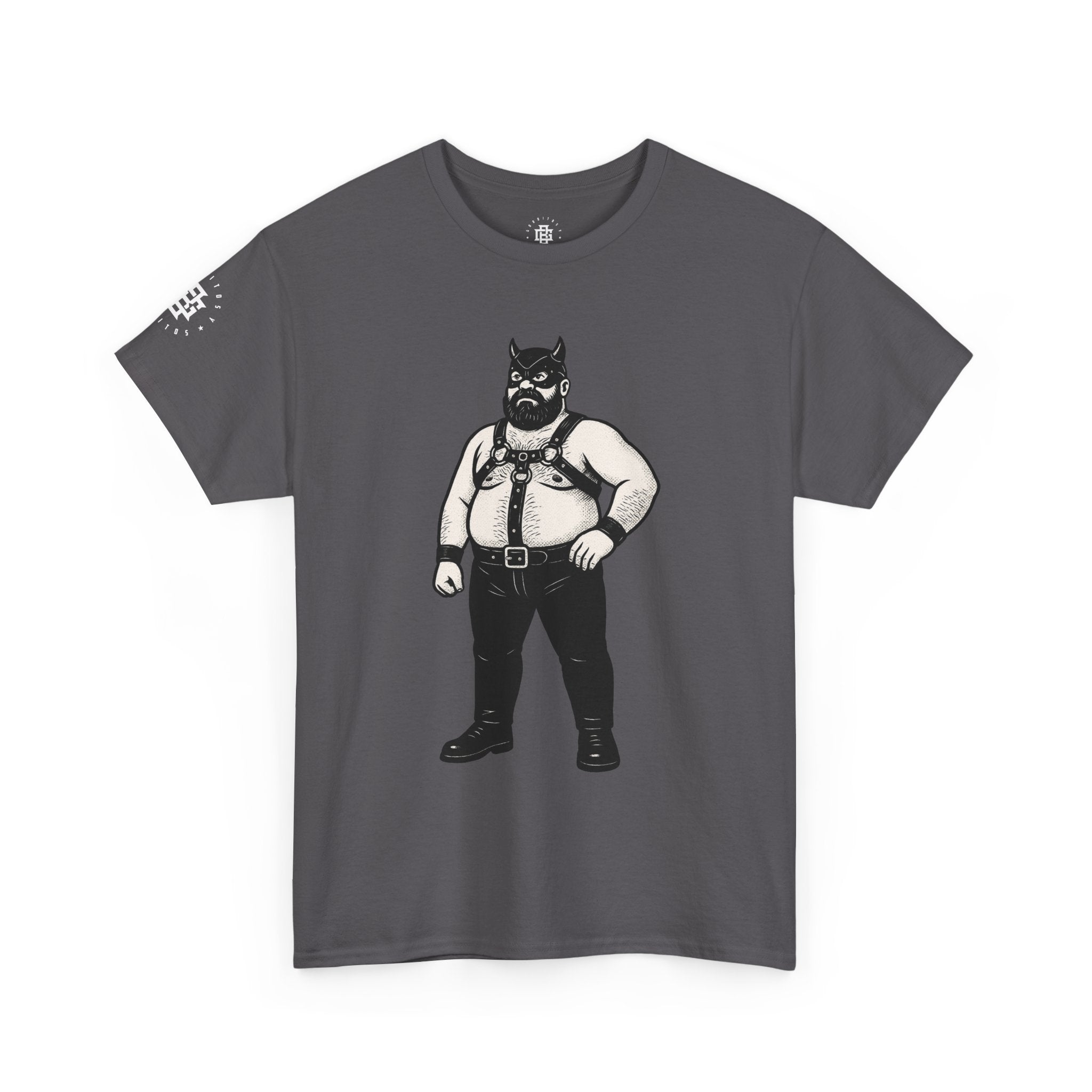 Bear Leather Daddy Graphic Tee — Vintage Biker Pride T-Shirt