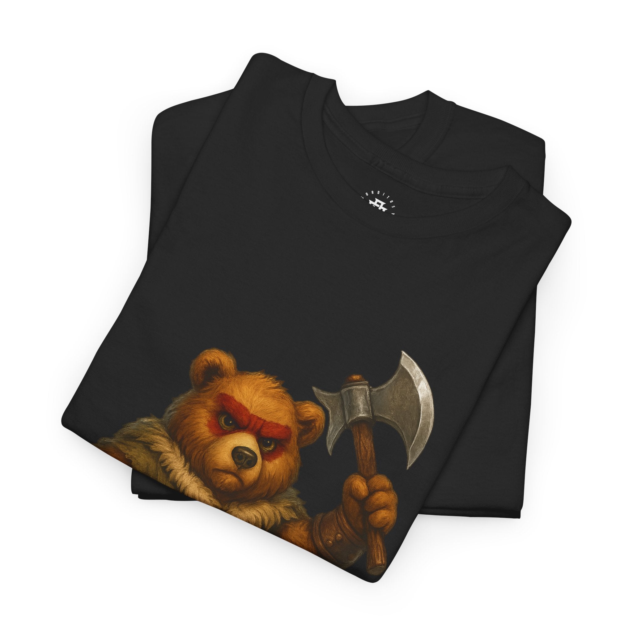 Viking Bear Axe T-Shirt — Fantasy Warrior Graphic Tee